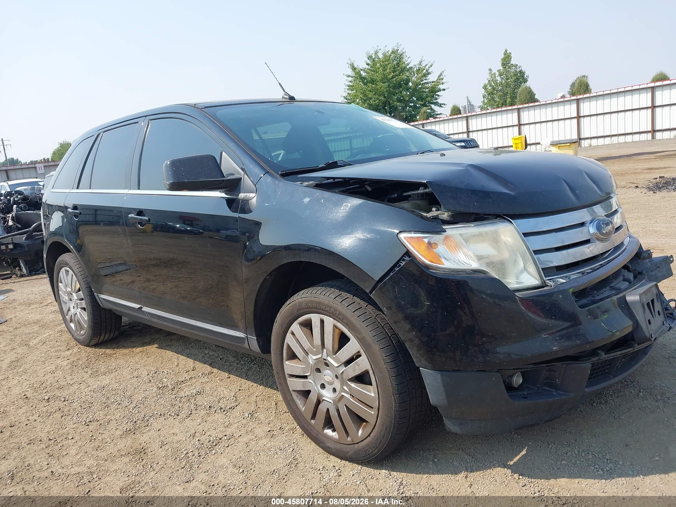 2009 Ford Edge Limited Black vin: 2FMDK49C89BB06526