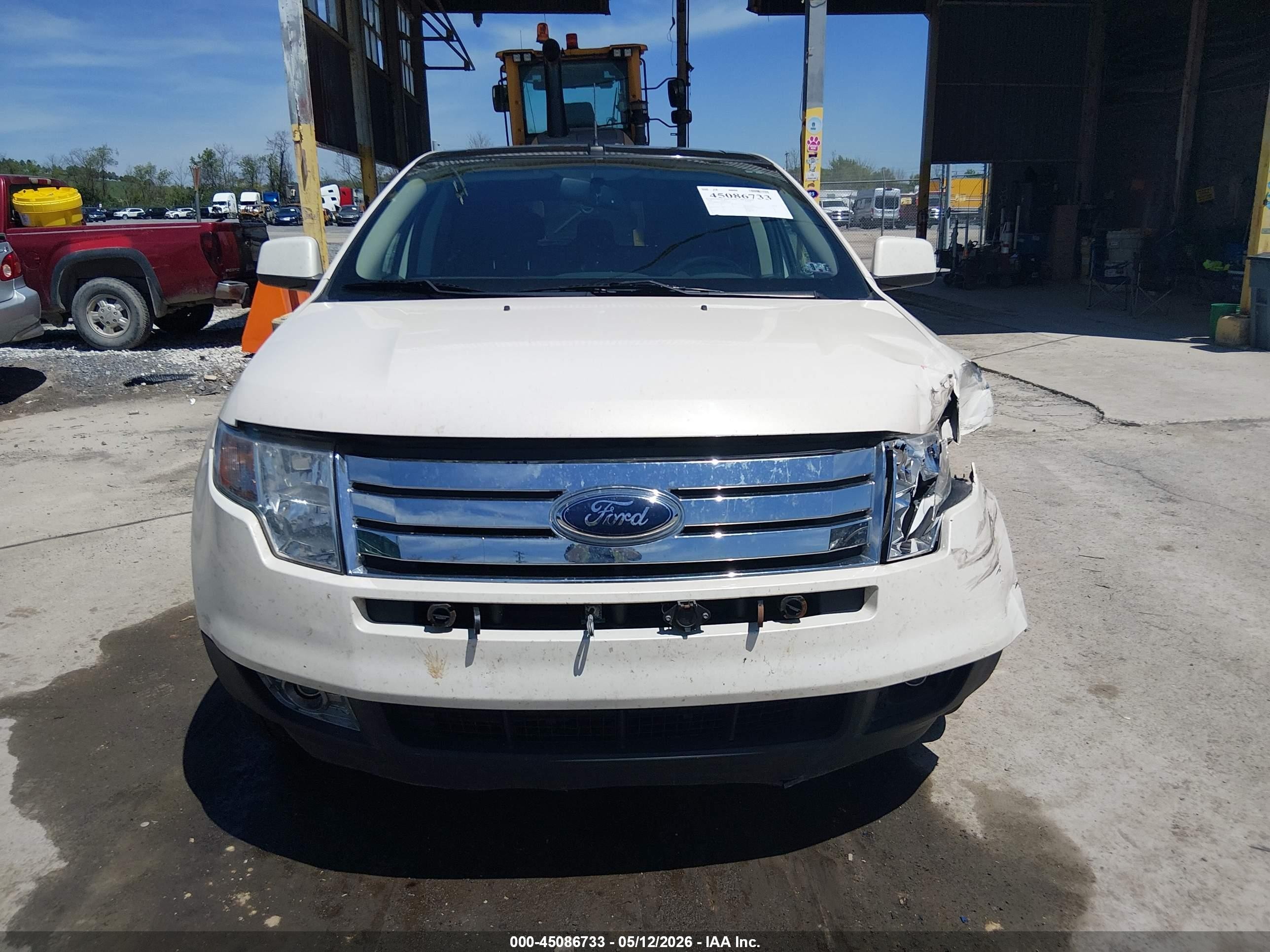 2008 Ford Edge Limited White vin: 2FMDK49C98BA59845