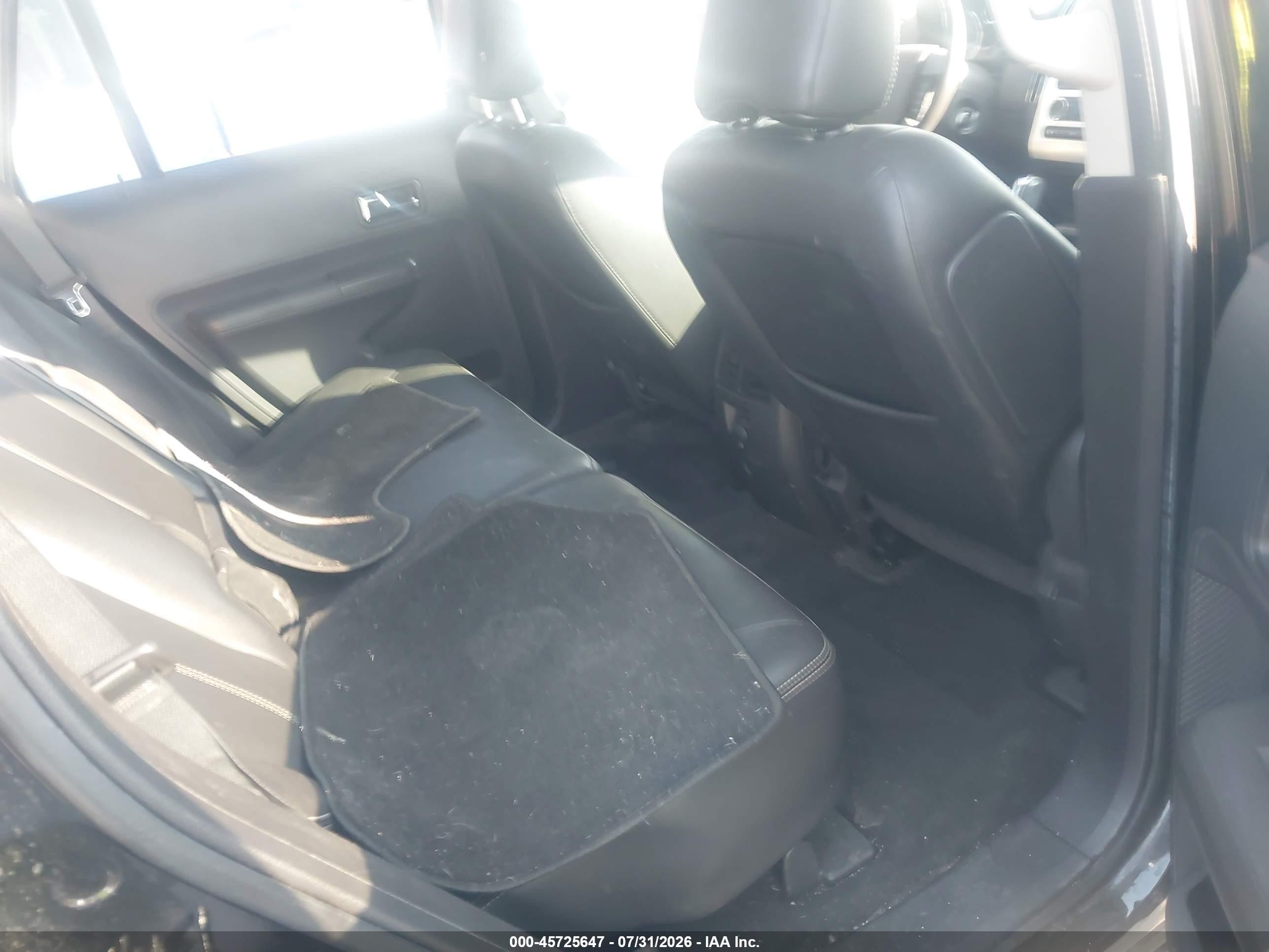 2008 Ford Edge Limited Черный vin: 2FMDK49C98BA63801