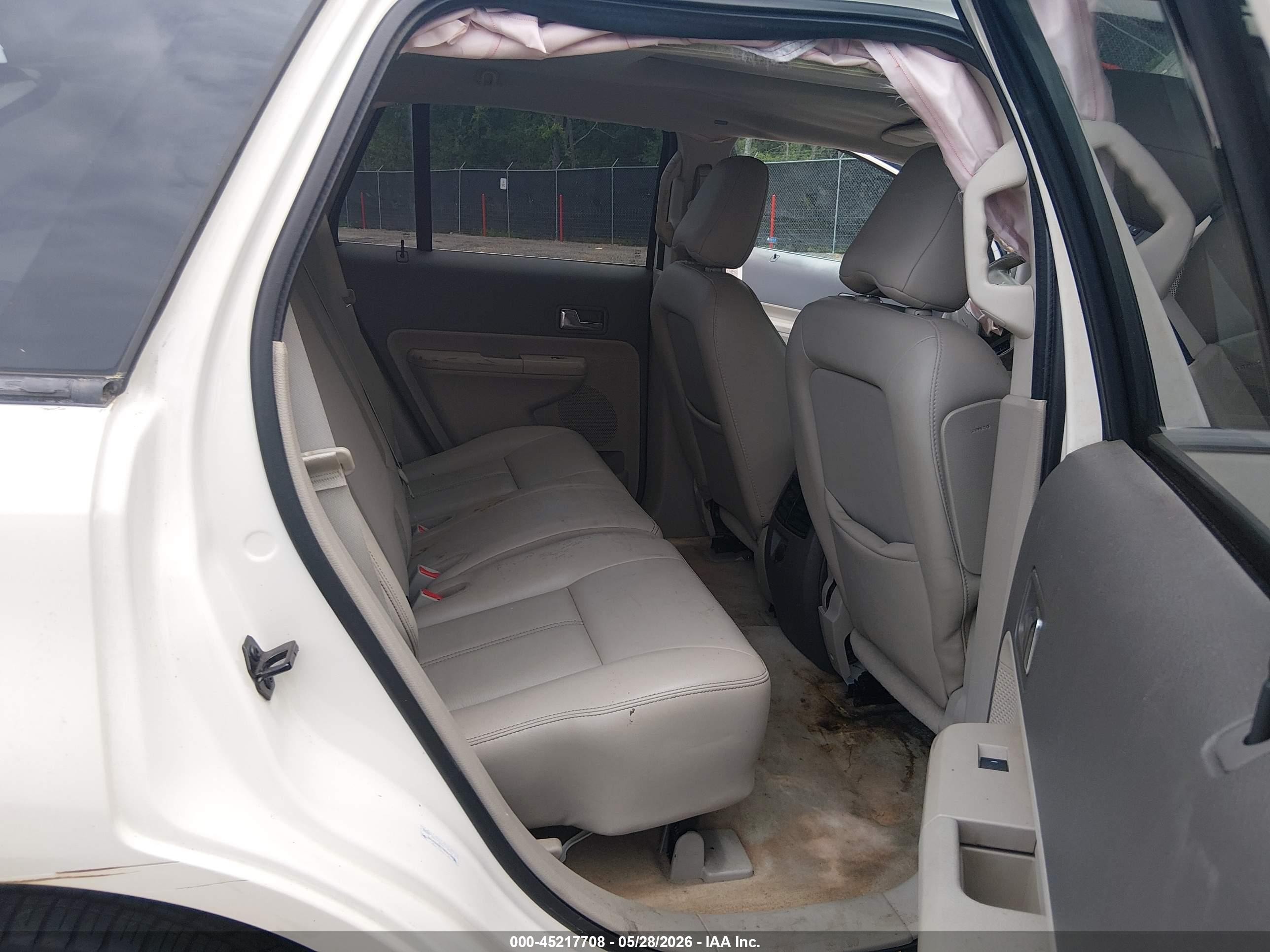 2008 Ford Edge Limited White vin: 2FMDK49C98BB04685