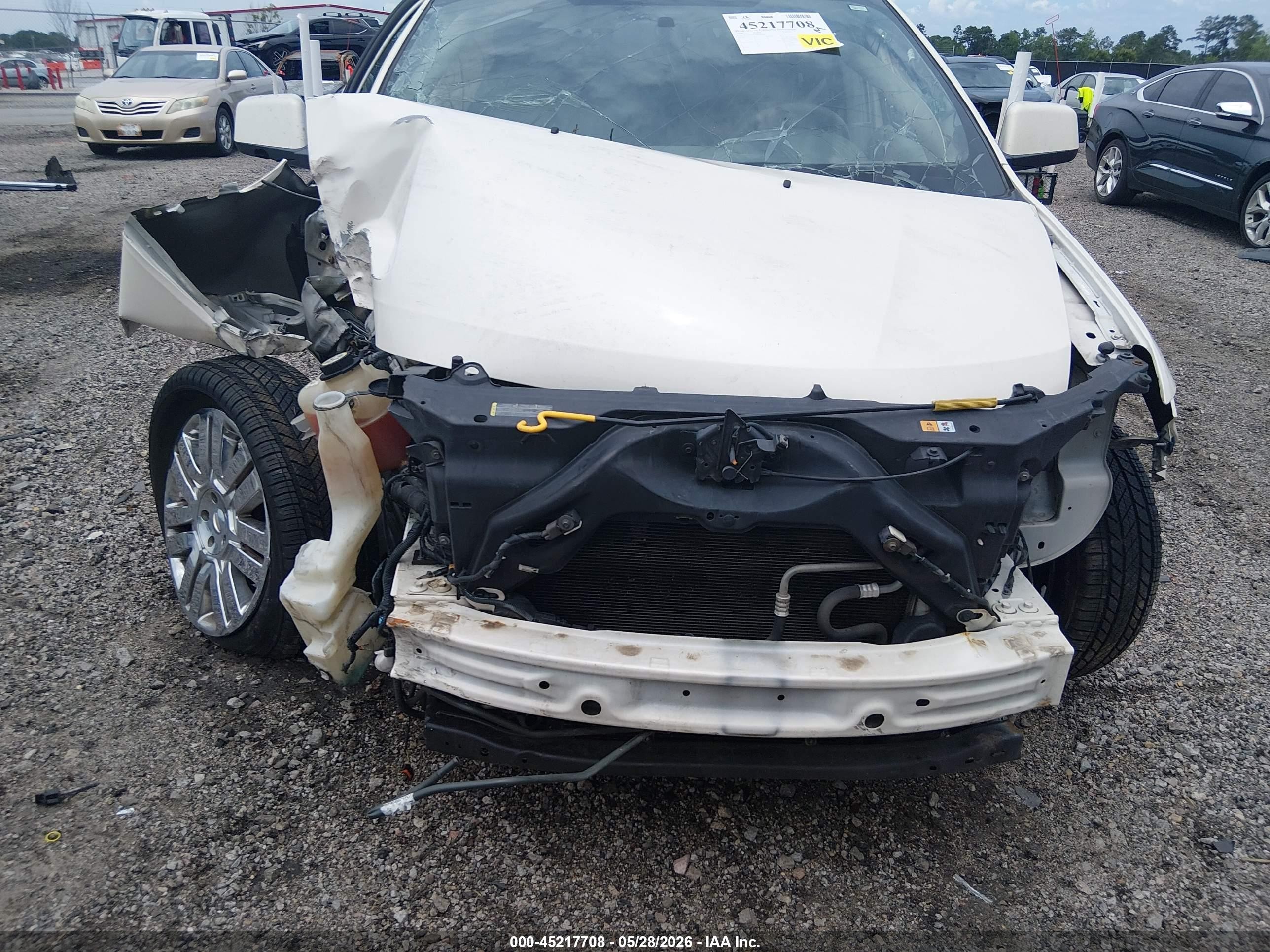 2008 Ford Edge Limited White vin: 2FMDK49C98BB04685