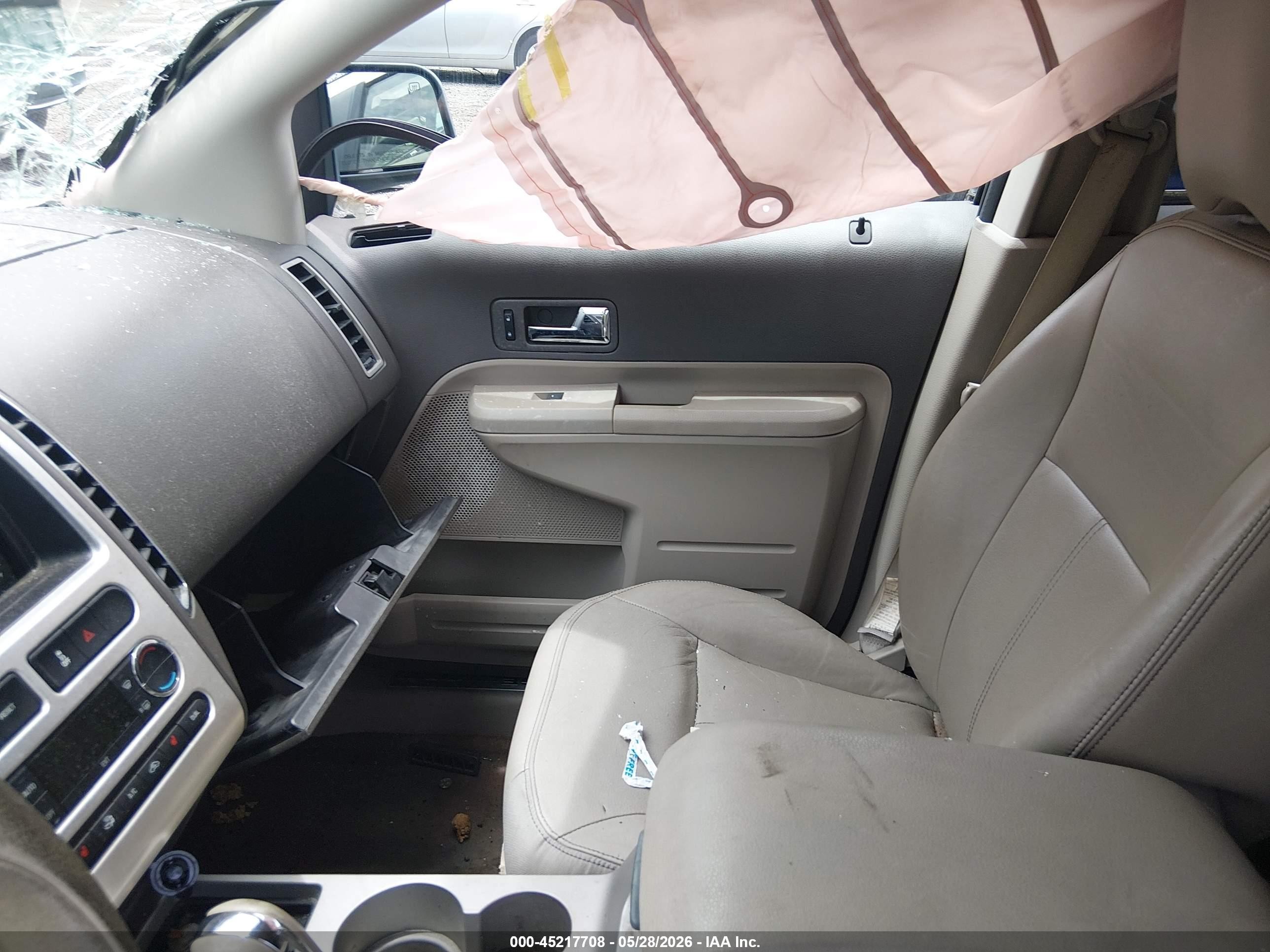 2008 Ford Edge Limited White vin: 2FMDK49C98BB04685