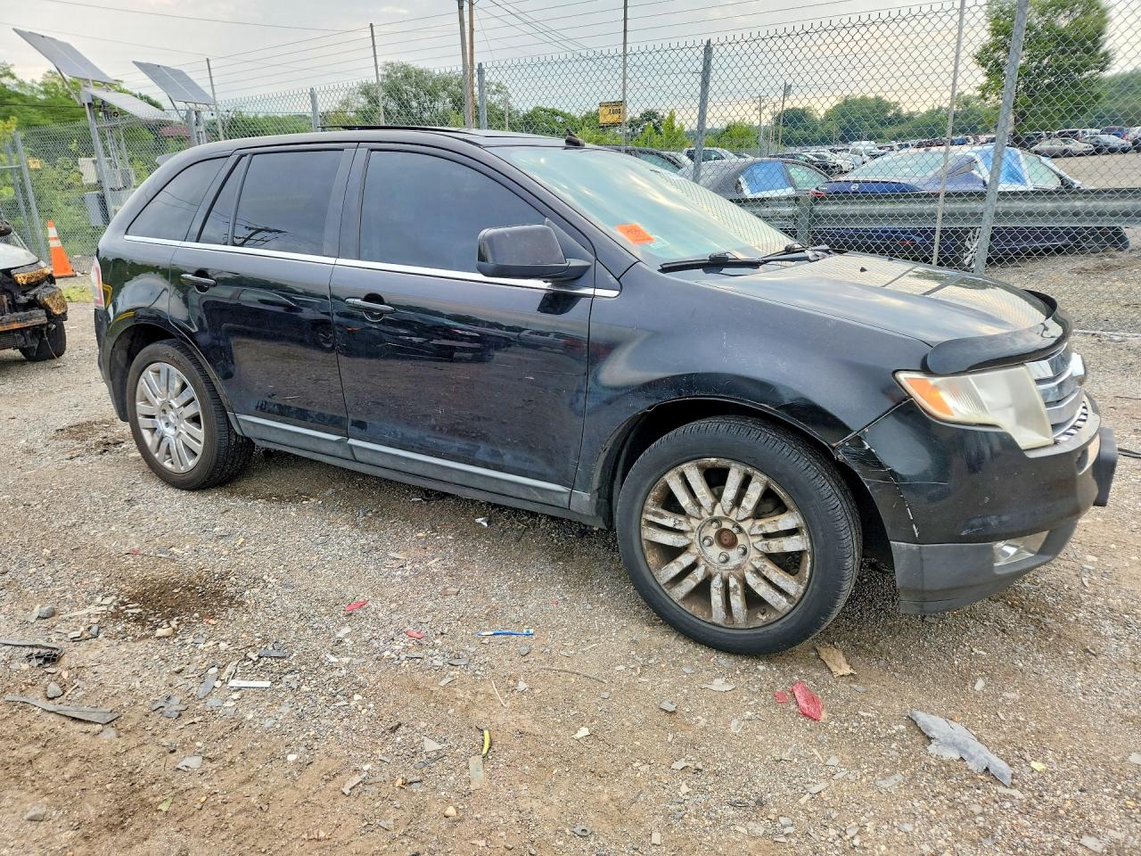 2008 Ford Edge Limited Black vin: 2FMDK49C98BB16979