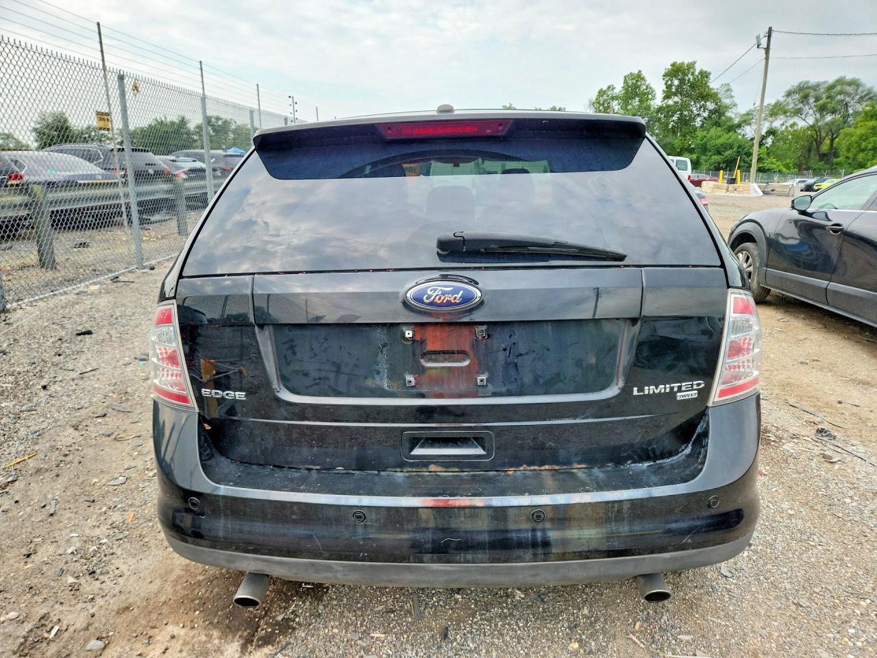 2008 Ford Edge Limited Black vin: 2FMDK49C98BB16979