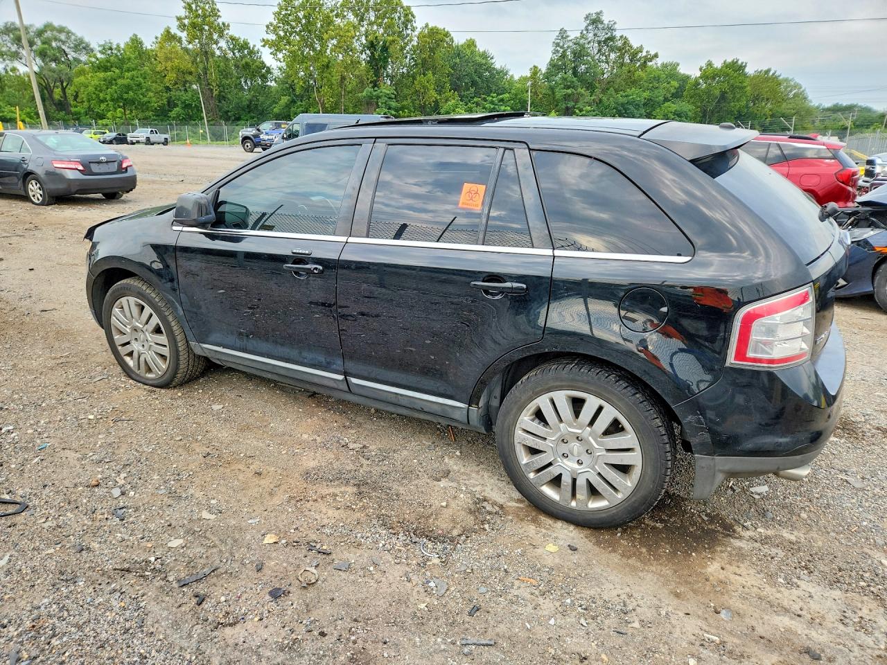 2008 Ford Edge Limited Black vin: 2FMDK49C98BB16979
