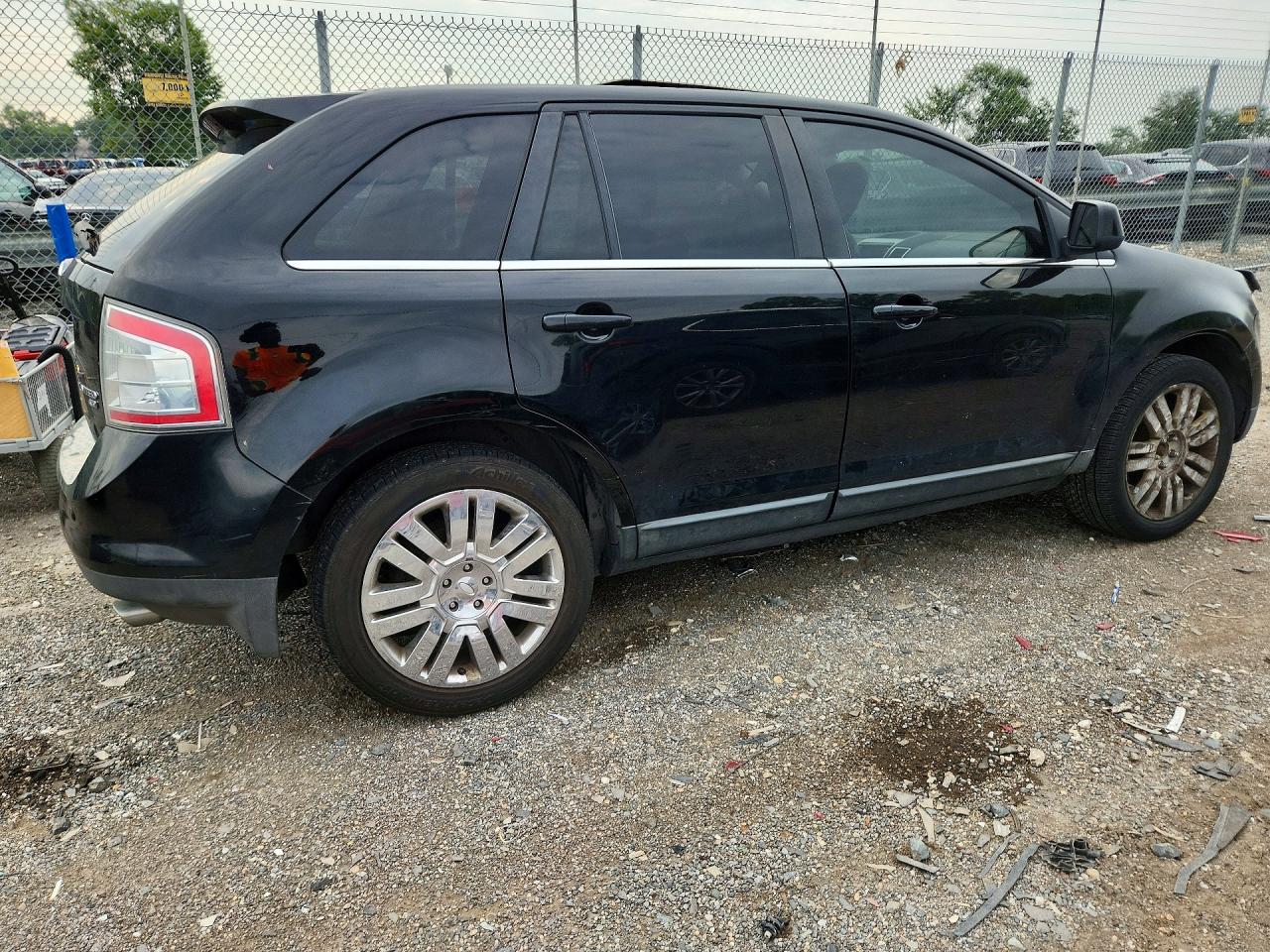 2008 Ford Edge Limited Black vin: 2FMDK49C98BB16979