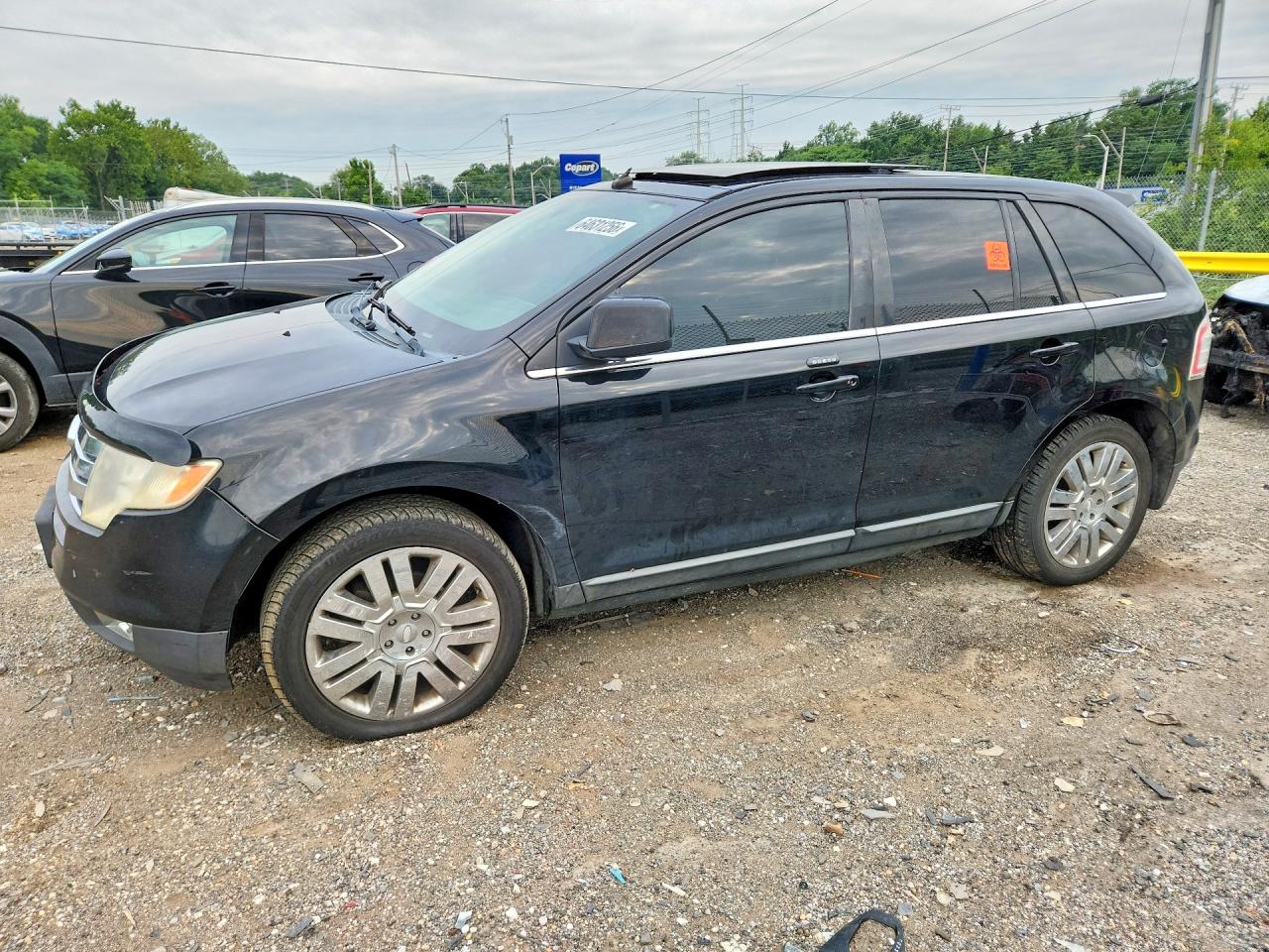 2008 Ford Edge Limited Black vin: 2FMDK49C98BB16979