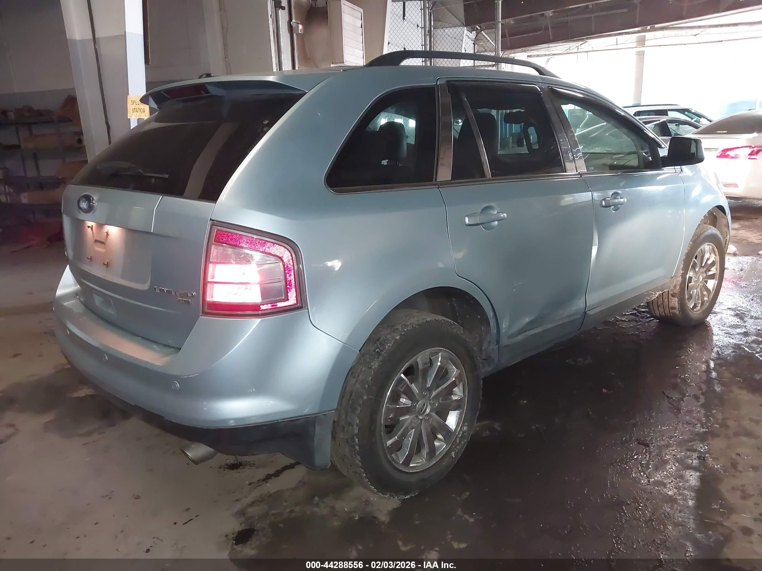 2008 Ford Edge Limited Light Blue vin: 2FMDK49C98BB36794