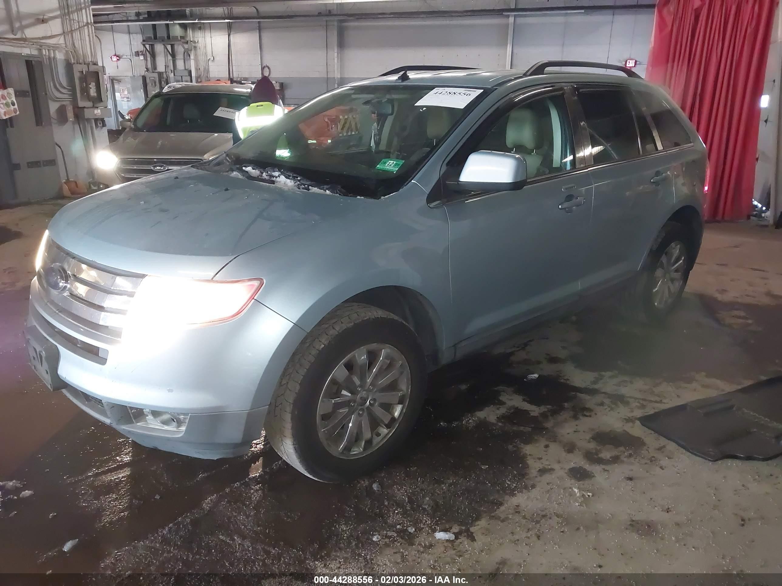 2008 Ford Edge Limited Light Blue vin: 2FMDK49C98BB36794