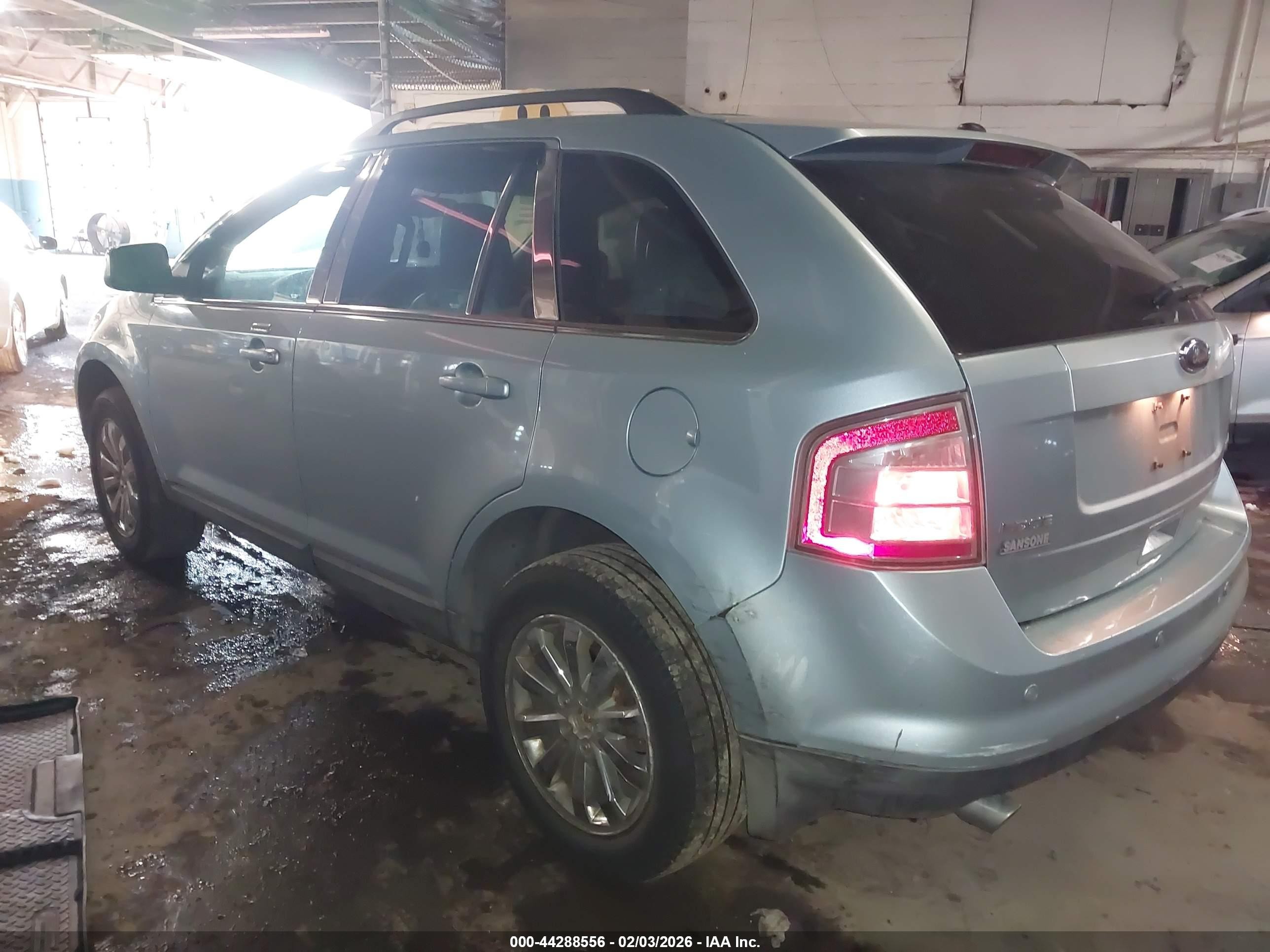2008 Ford Edge Limited Light Blue vin: 2FMDK49C98BB36794