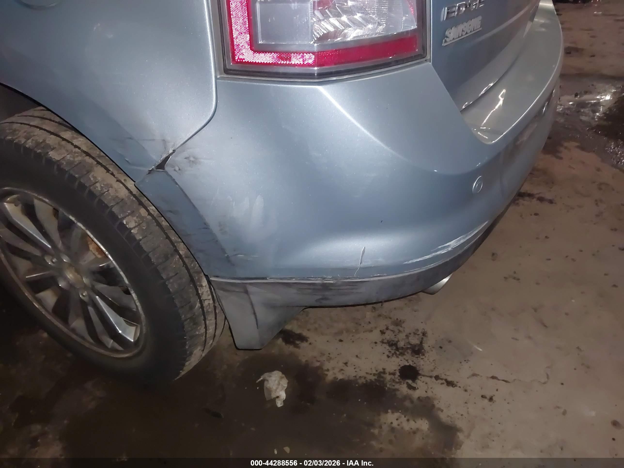 2008 Ford Edge Limited Light Blue vin: 2FMDK49C98BB36794