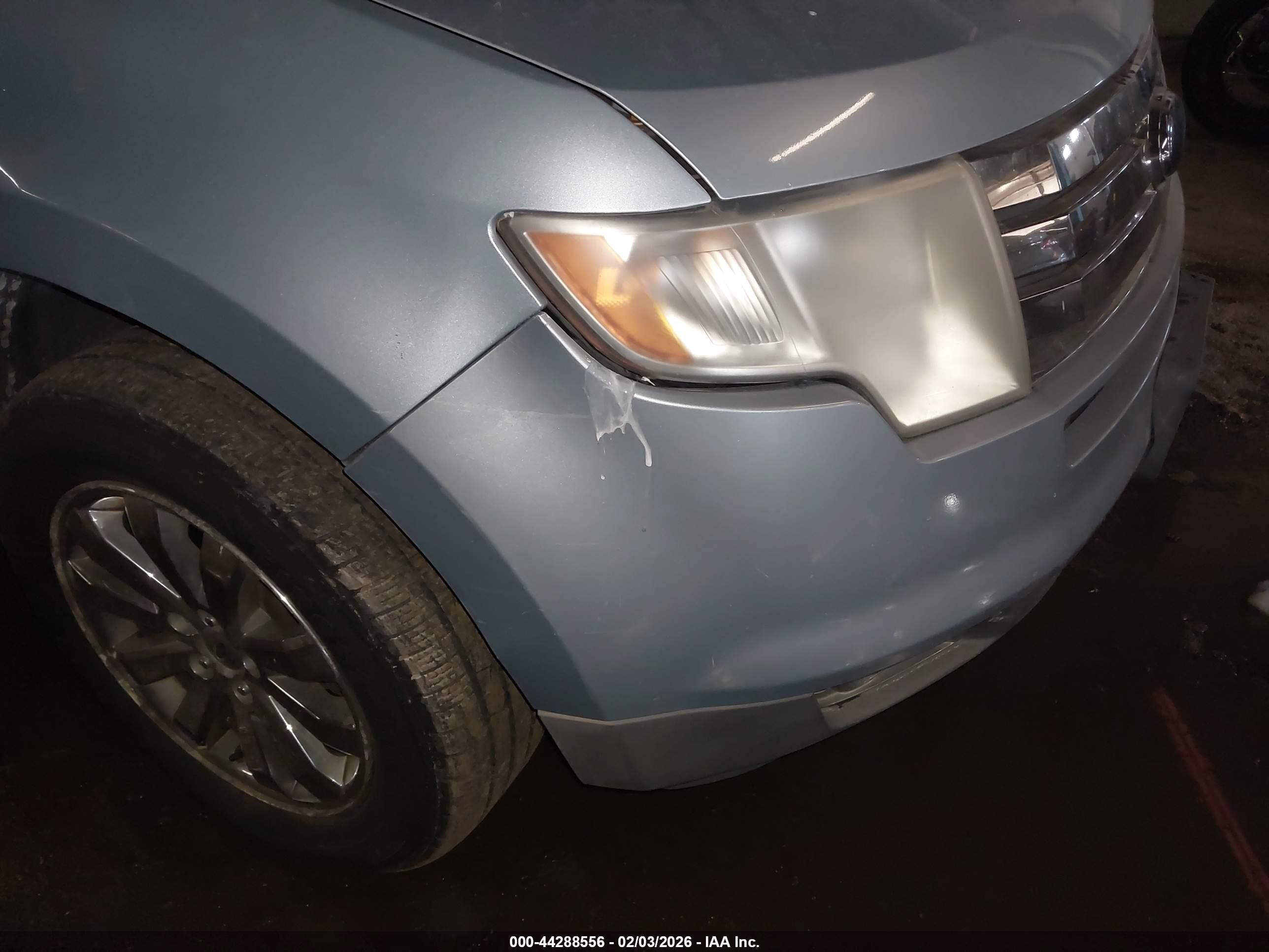 2008 Ford Edge Limited Light Blue vin: 2FMDK49C98BB36794