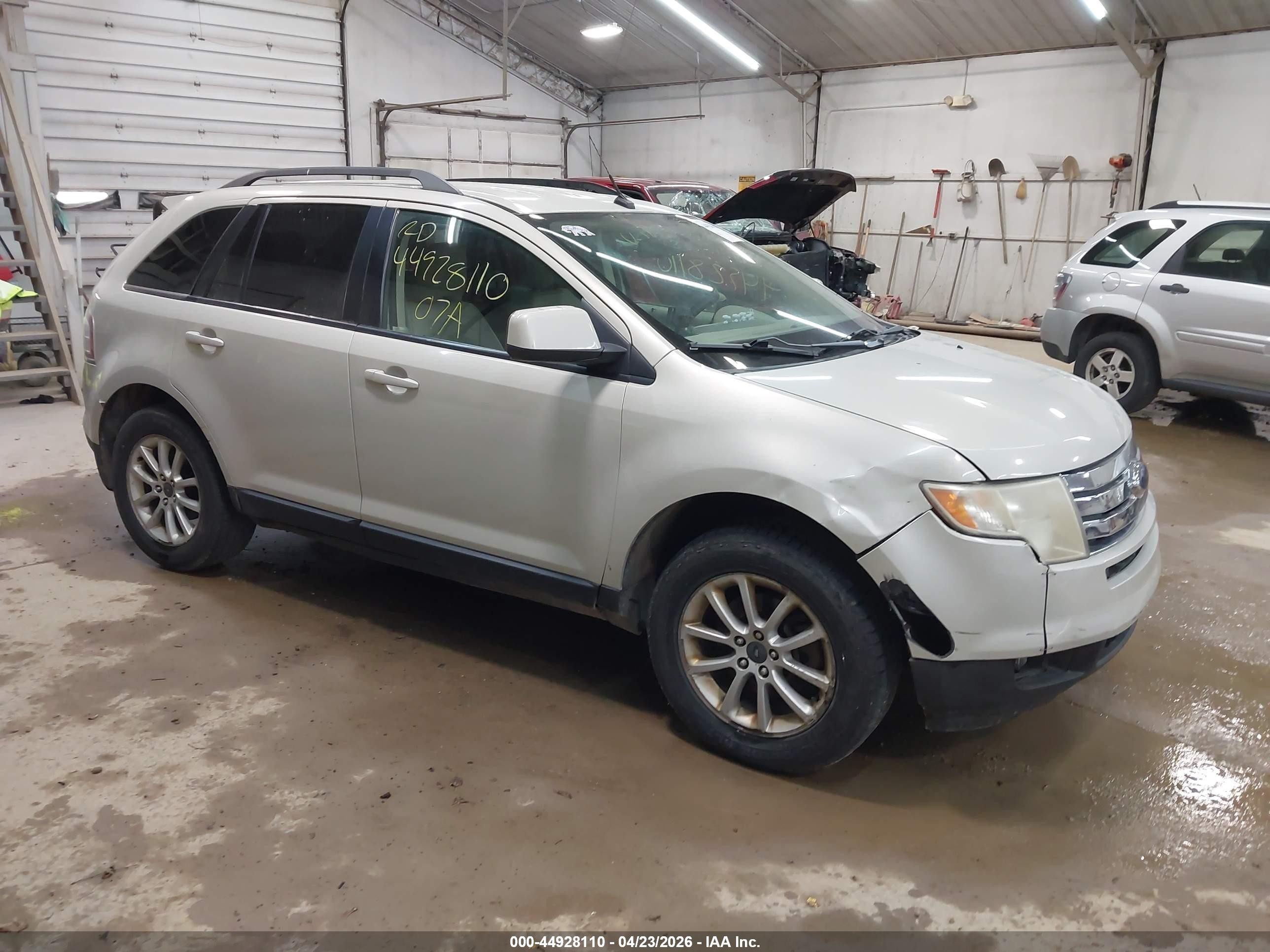 2007 Ford Edge Sel Plus Gray vin: 2FMDK49CX7BB20229
