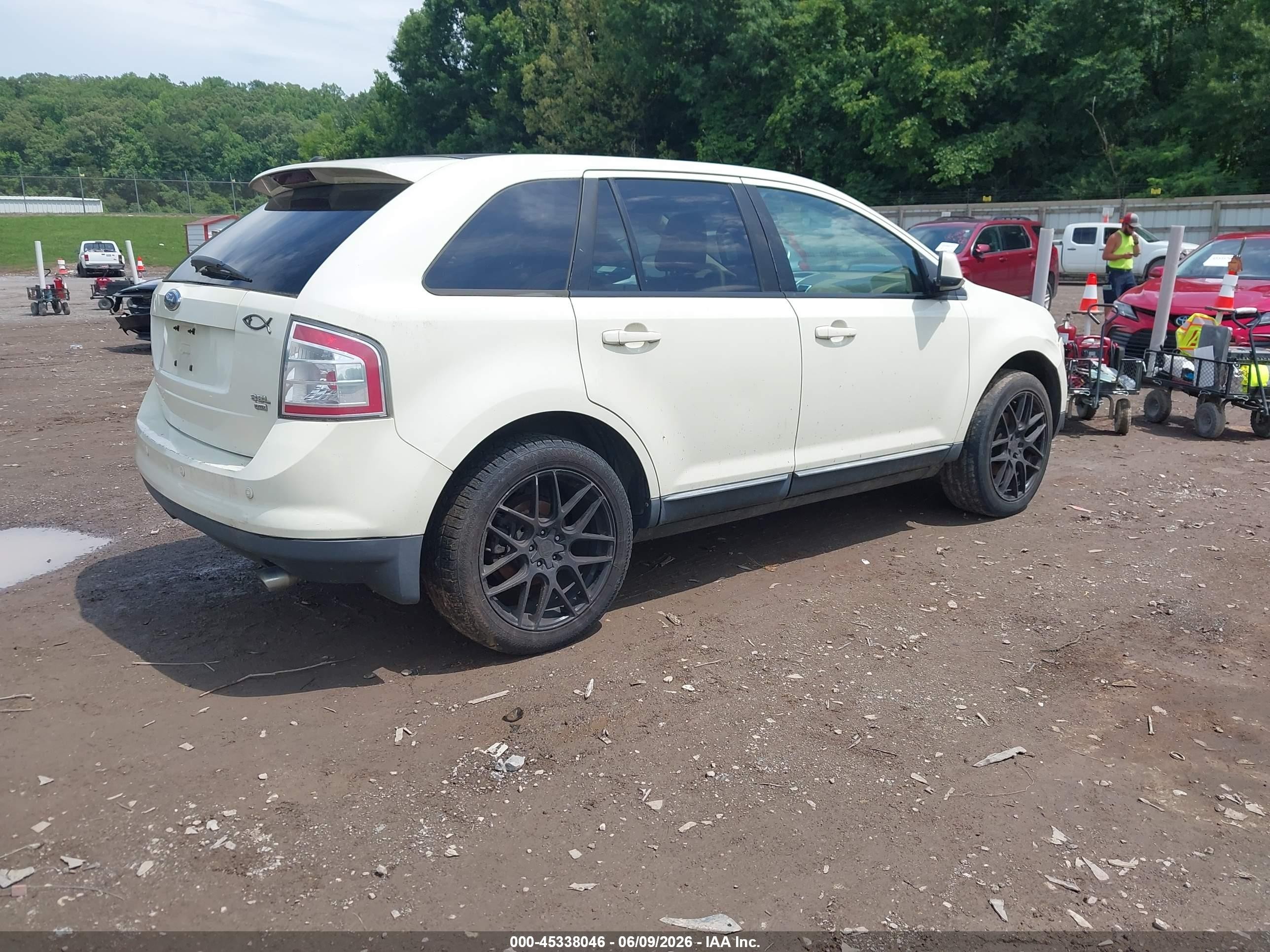 2007 Ford Edge Sel Plus White vin: 2FMDK49CX7BB39069