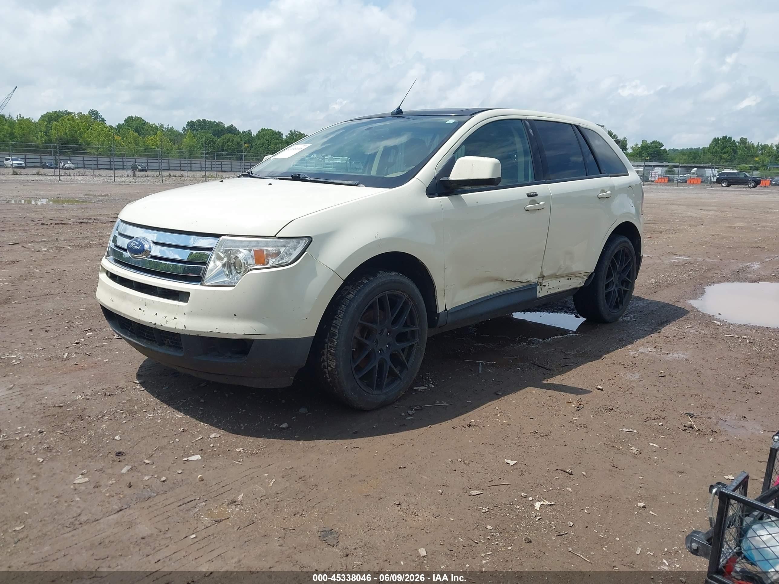 2007 Ford Edge Sel Plus White vin: 2FMDK49CX7BB39069