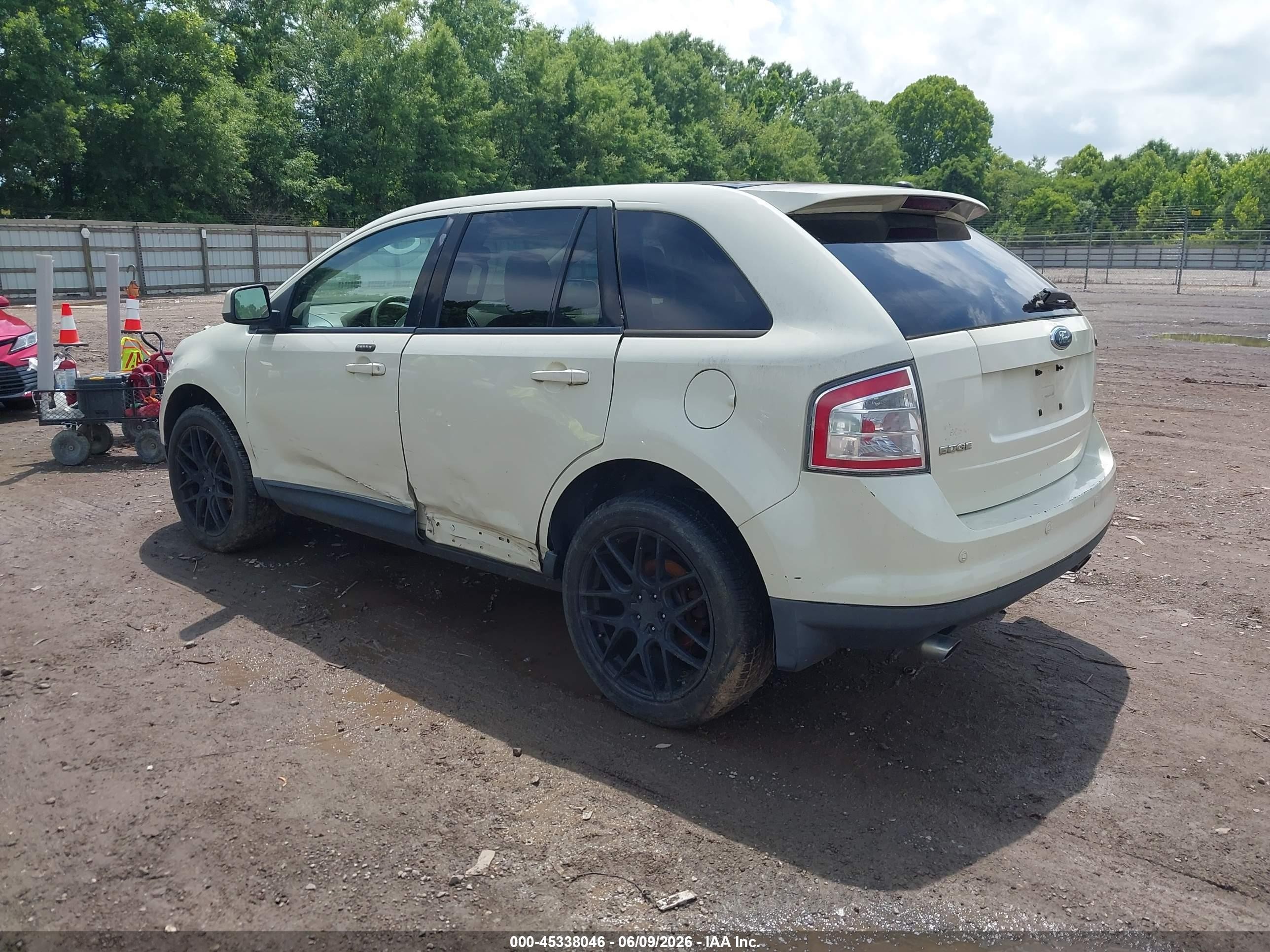 2007 Ford Edge Sel Plus White vin: 2FMDK49CX7BB39069