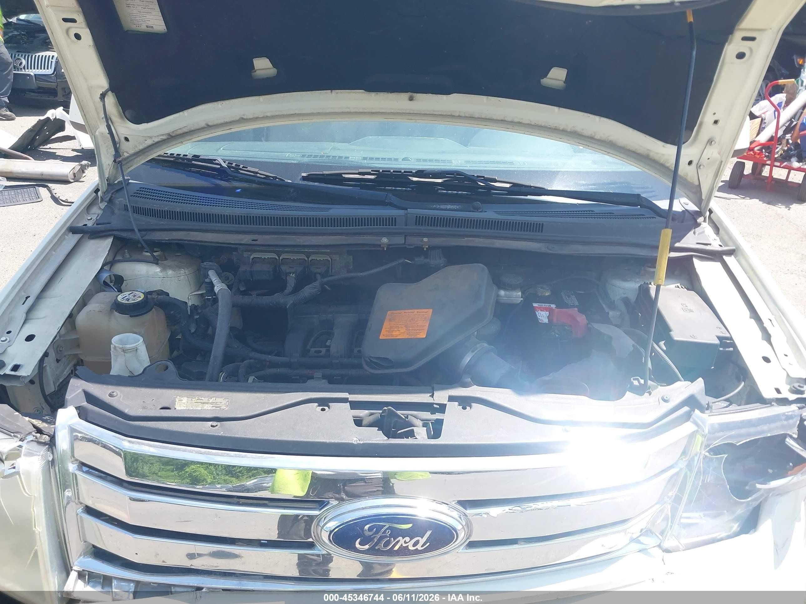 2008 Ford Edge Limited White vin: 2FMDK49CX8BA18530