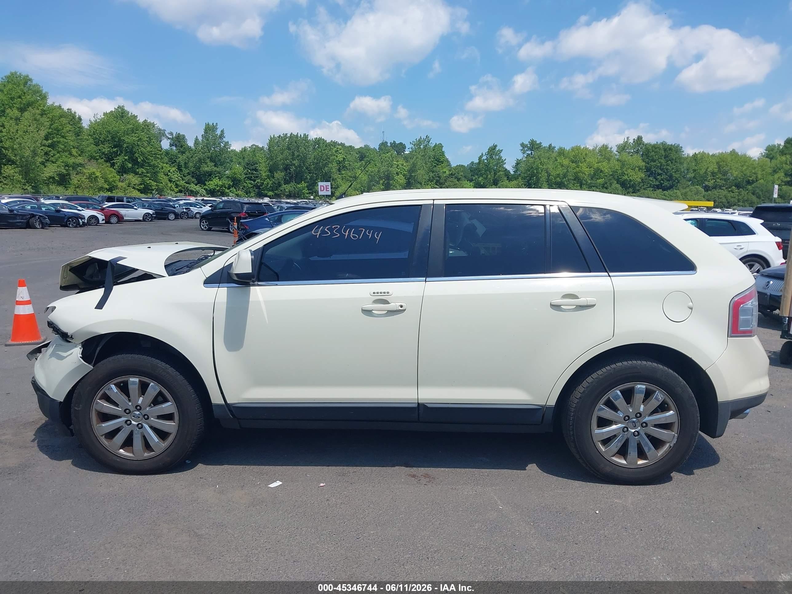 2008 Ford Edge Limited White vin: 2FMDK49CX8BA18530