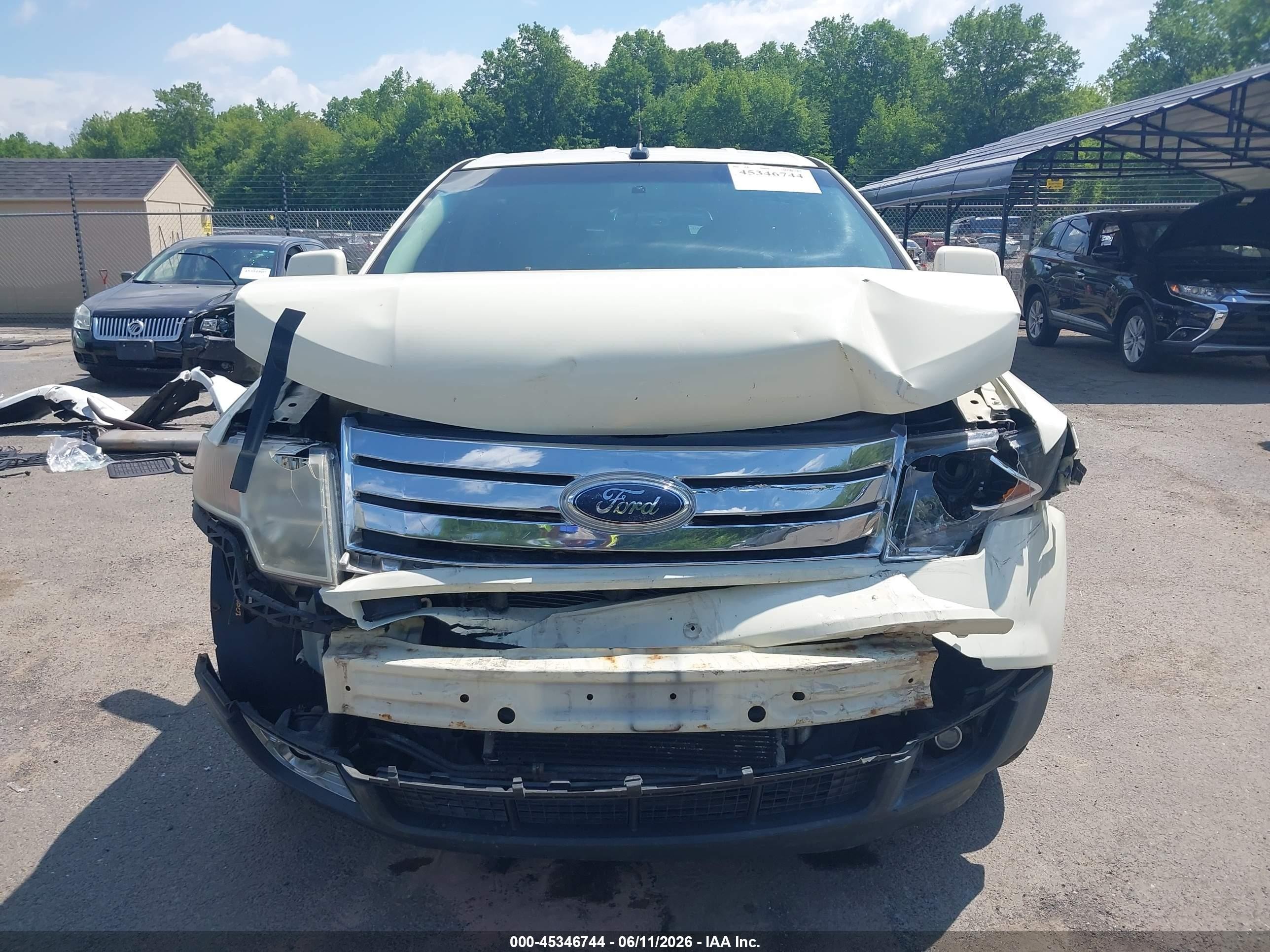 2008 Ford Edge Limited White vin: 2FMDK49CX8BA18530