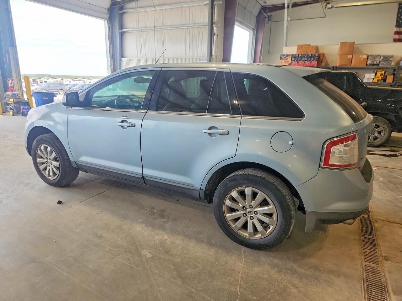 2008 Ford Edge Limited Blue vin: 2FMDK49CX8BA41323