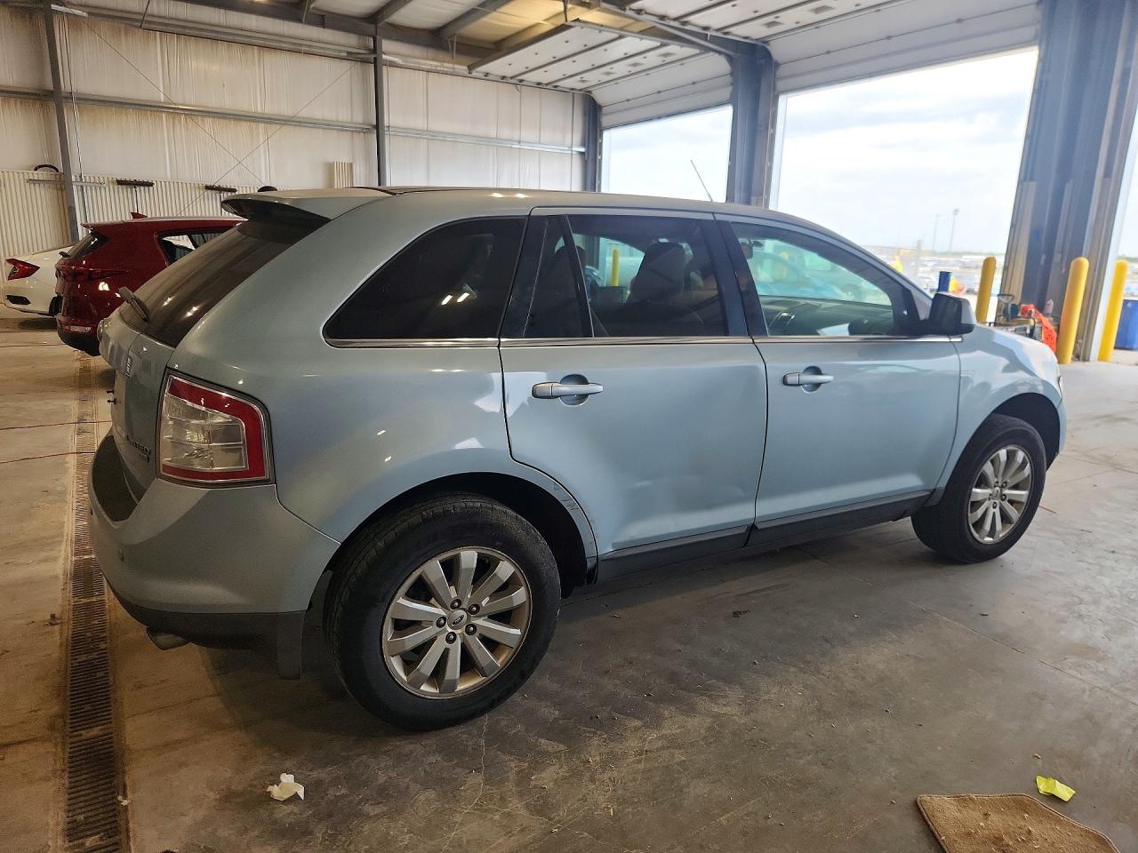2008 Ford Edge Limited Blue vin: 2FMDK49CX8BA41323