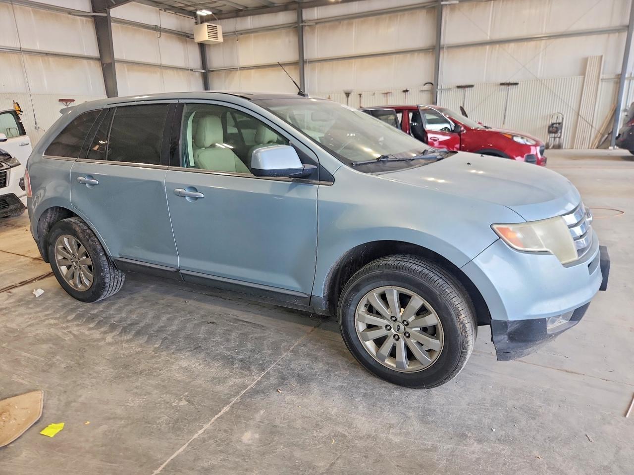 2008 Ford Edge Limited Blue vin: 2FMDK49CX8BA41323