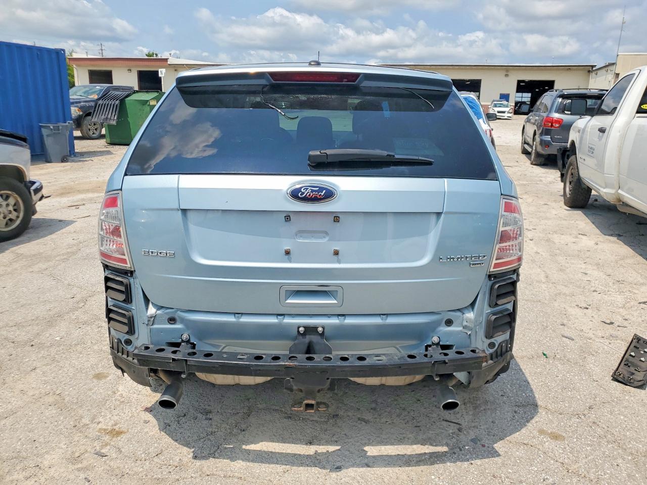 2008 Ford Edge Limited Blue vin: 2FMDK49CX8BA86195