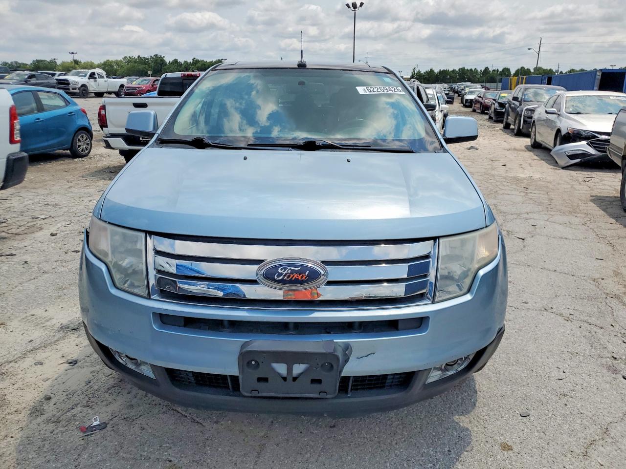 2008 Ford Edge Limited Blue vin: 2FMDK49CX8BA86195