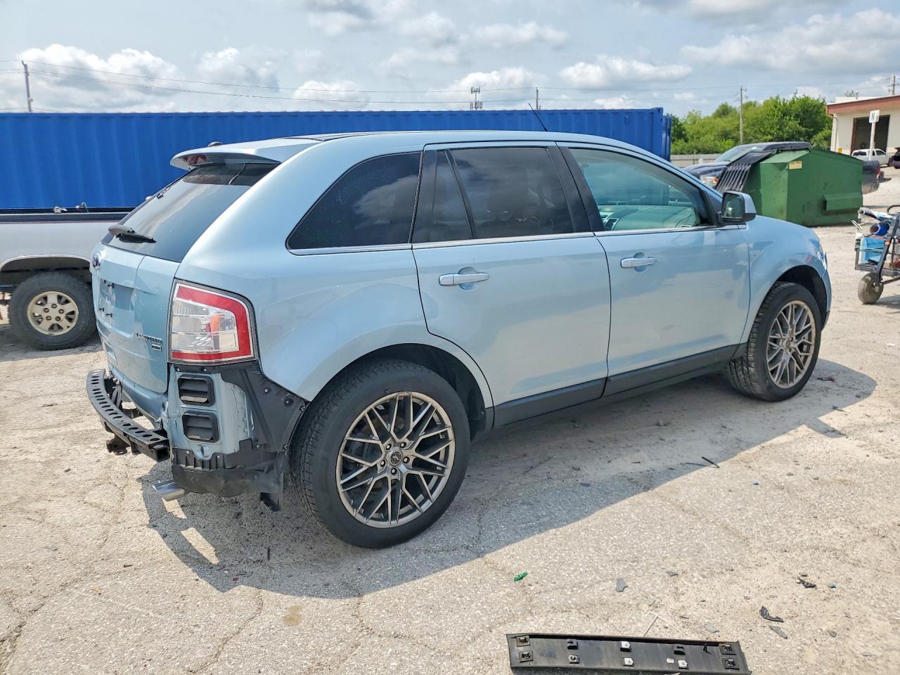2008 Ford Edge Limited Blue vin: 2FMDK49CX8BA86195