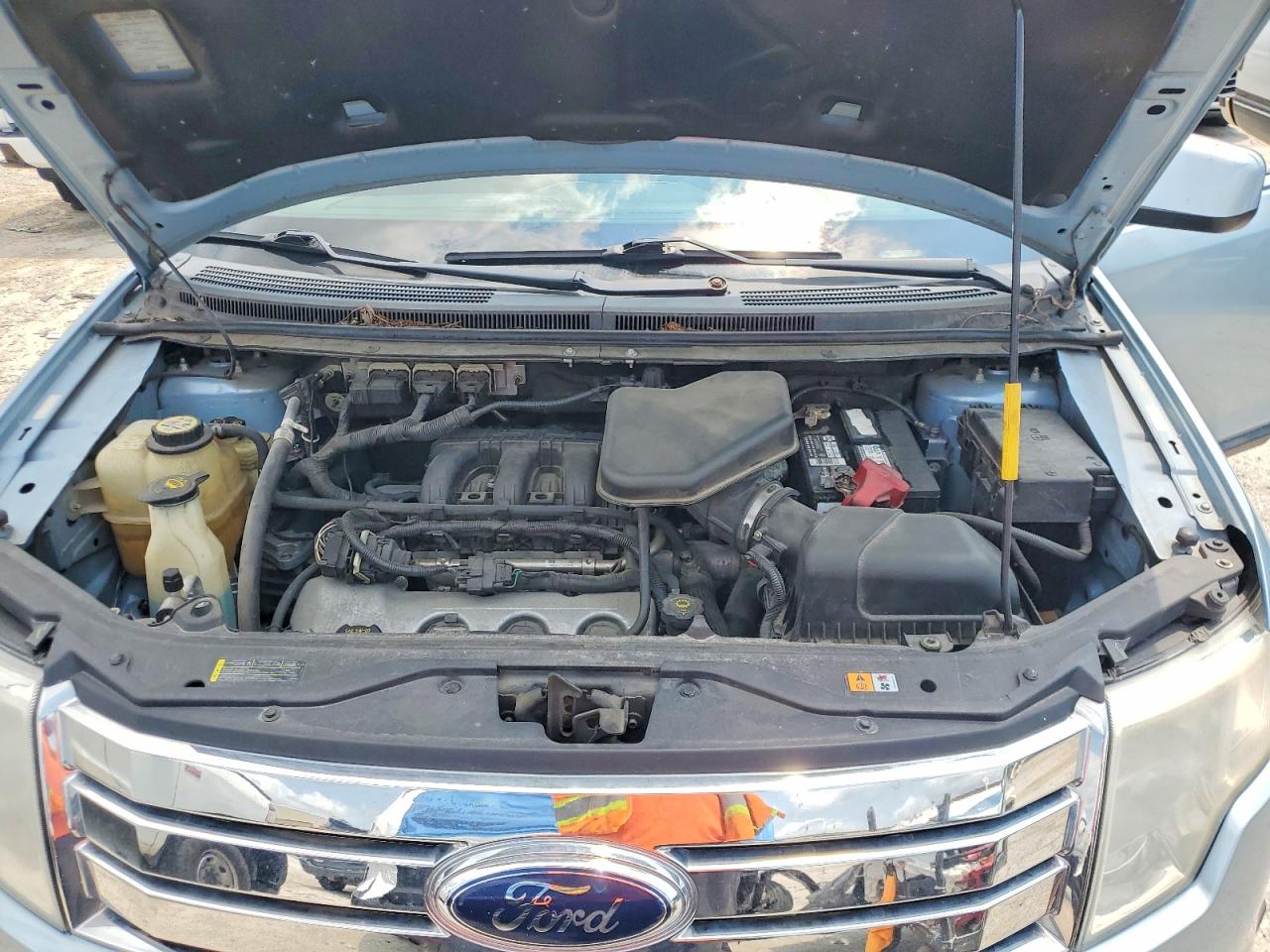 2008 Ford Edge Limited Blue vin: 2FMDK49CX8BA86195