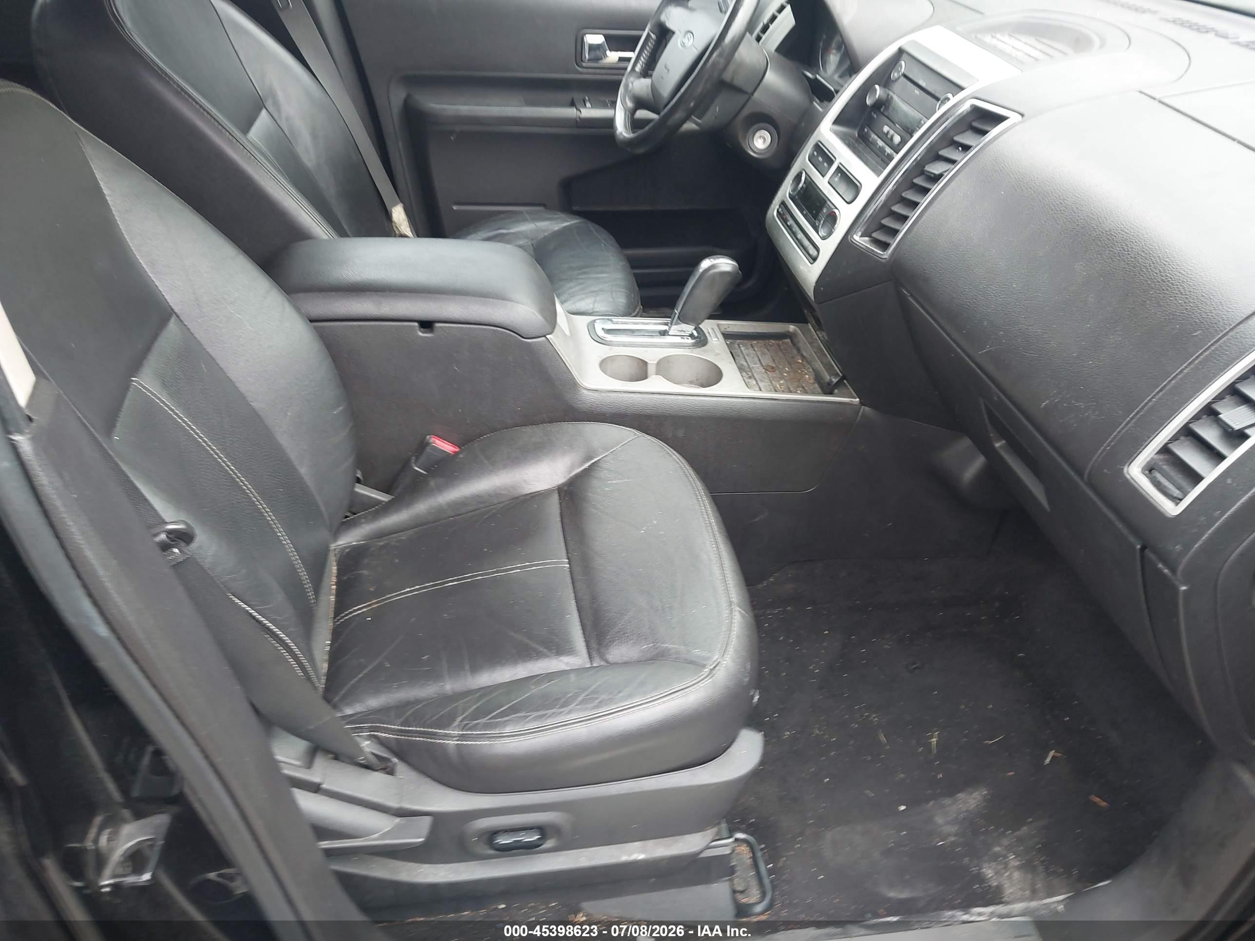 2008 Ford Edge Limited Black vin: 2FMDK49CX8BA88691
