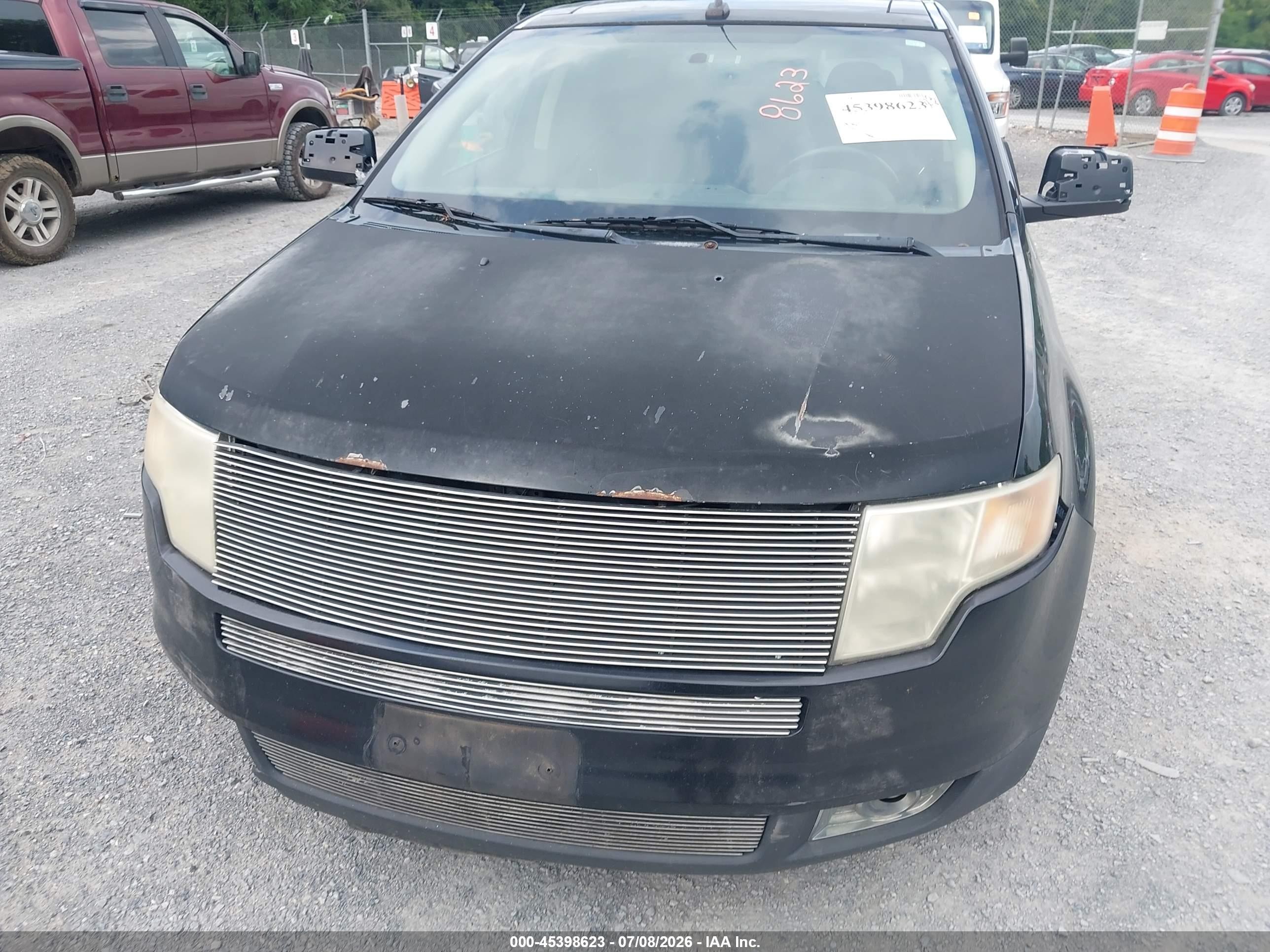 2008 Ford Edge Limited Black vin: 2FMDK49CX8BA88691