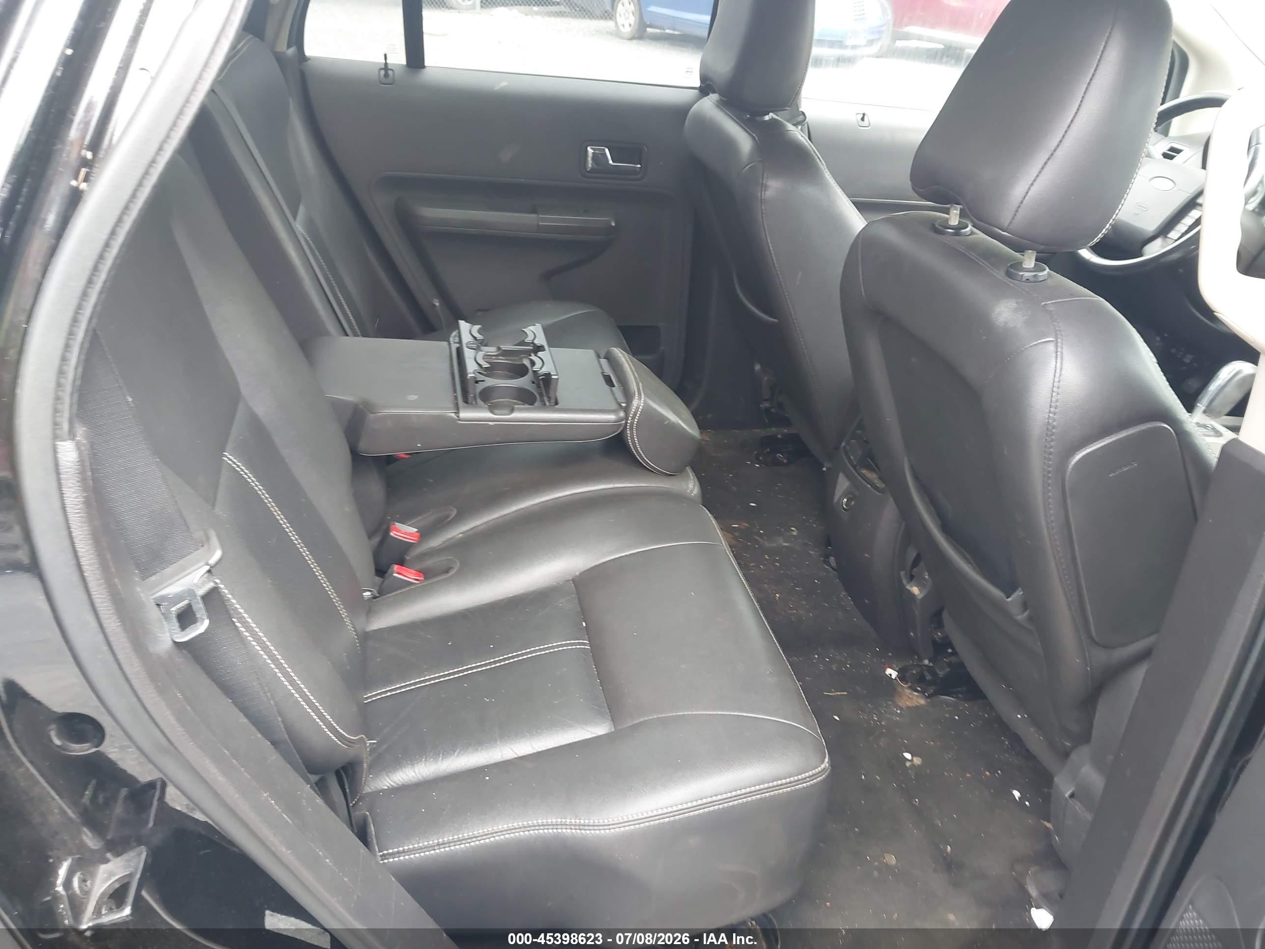 2008 Ford Edge Limited Black vin: 2FMDK49CX8BA88691