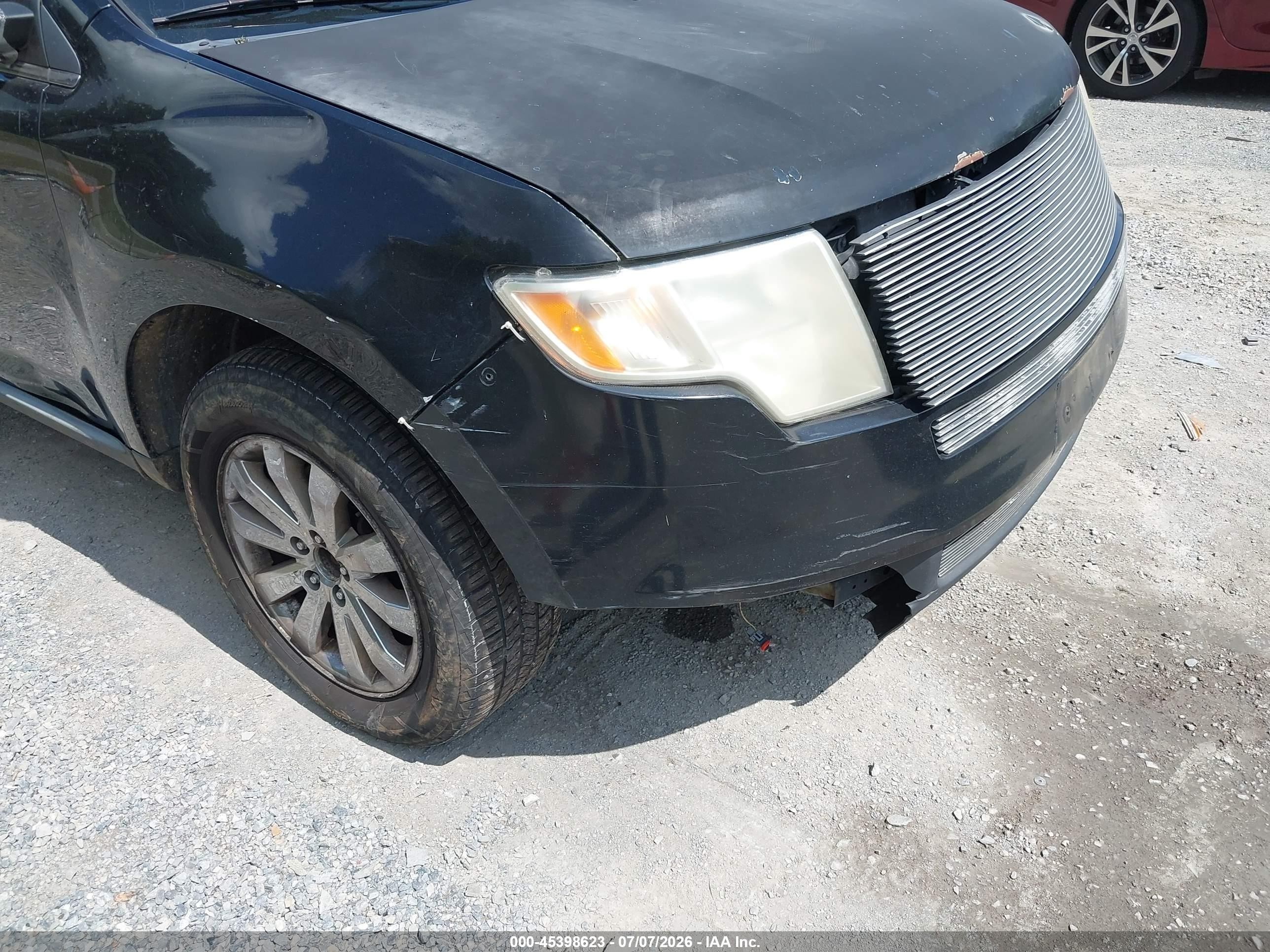 2008 Ford Edge Limited Black vin: 2FMDK49CX8BA88691