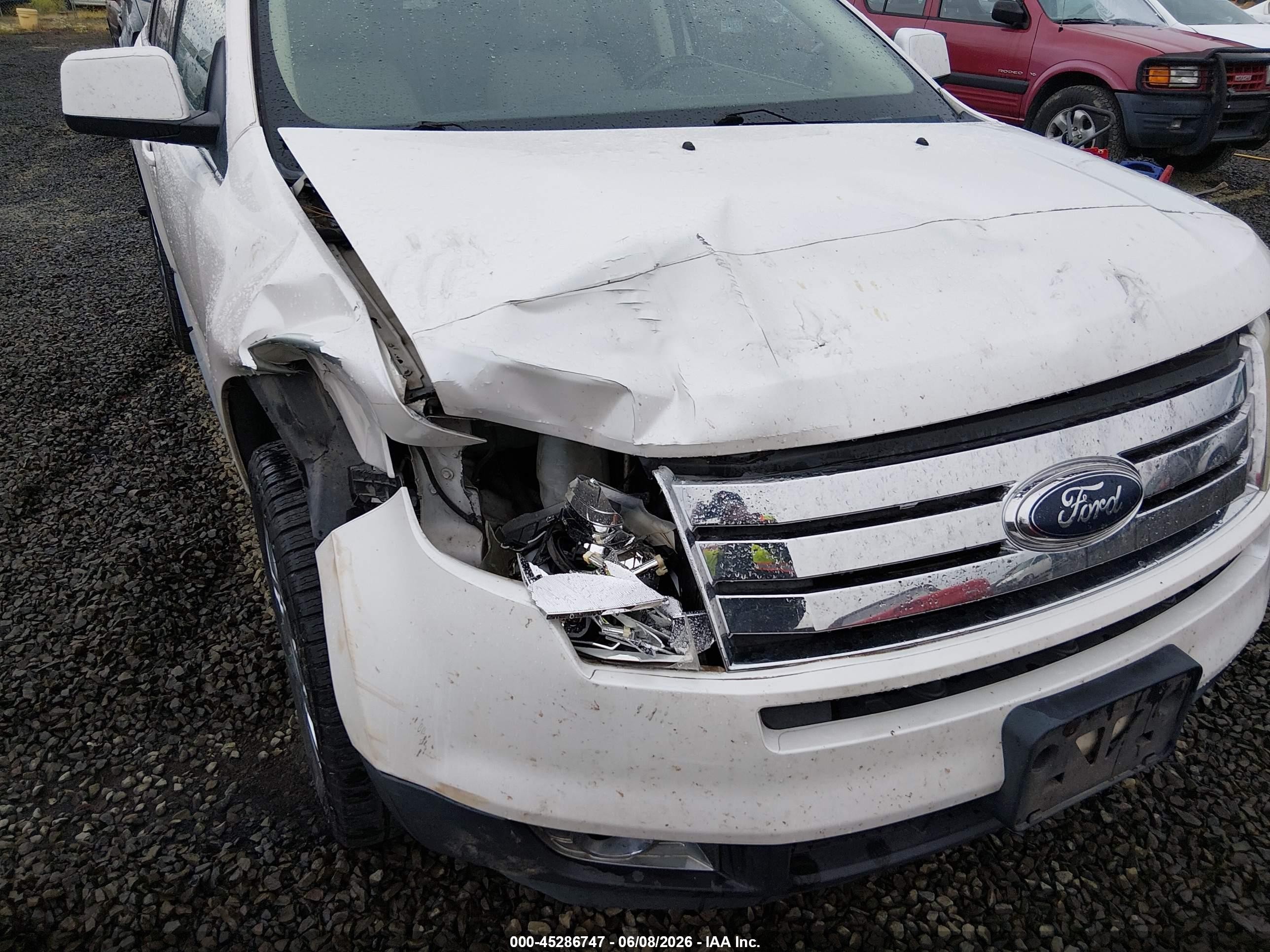 2009 Ford Edge Limited White vin: 2FMDK49CX9BA76879