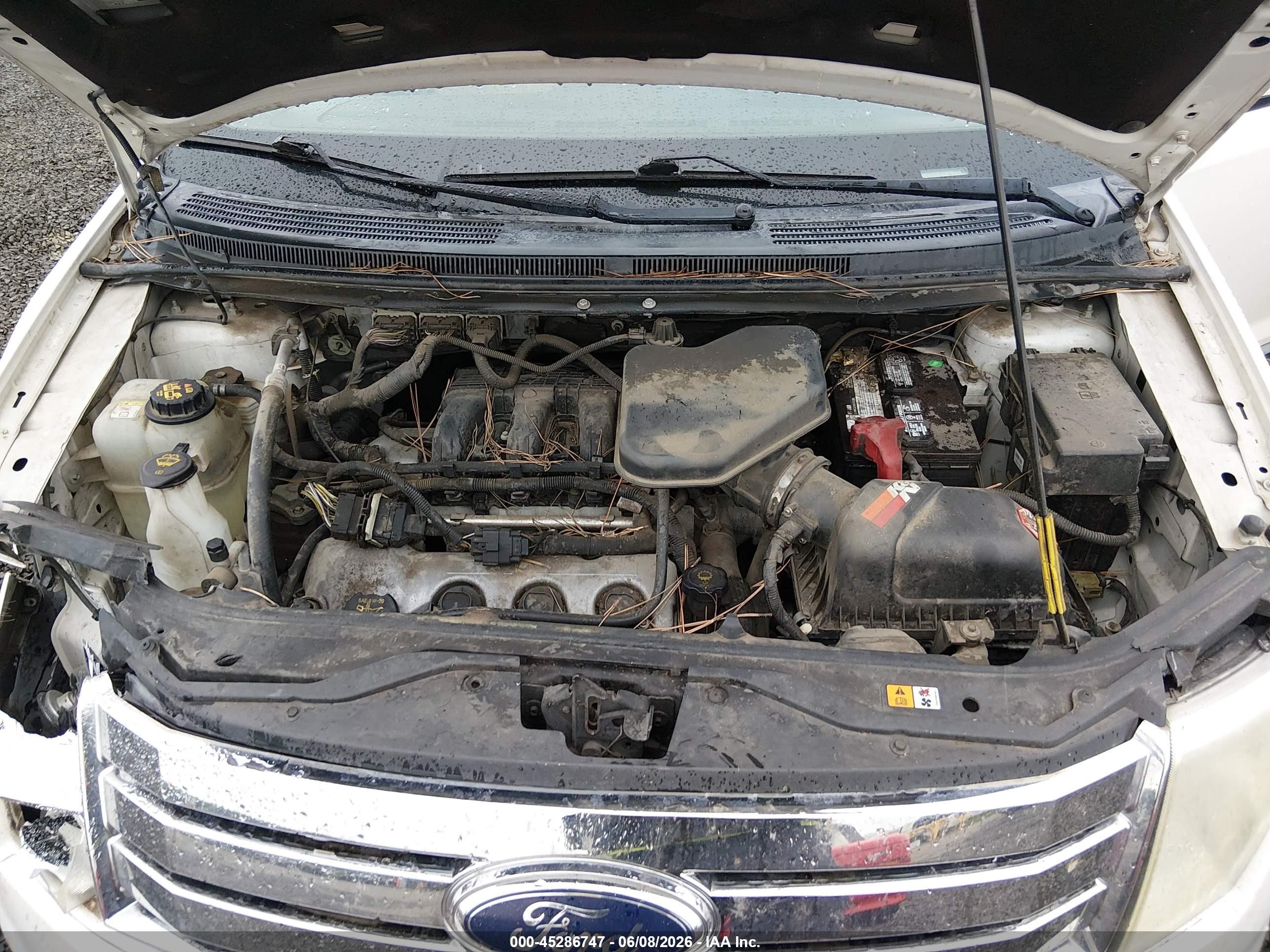 2009 Ford Edge Limited White vin: 2FMDK49CX9BA76879