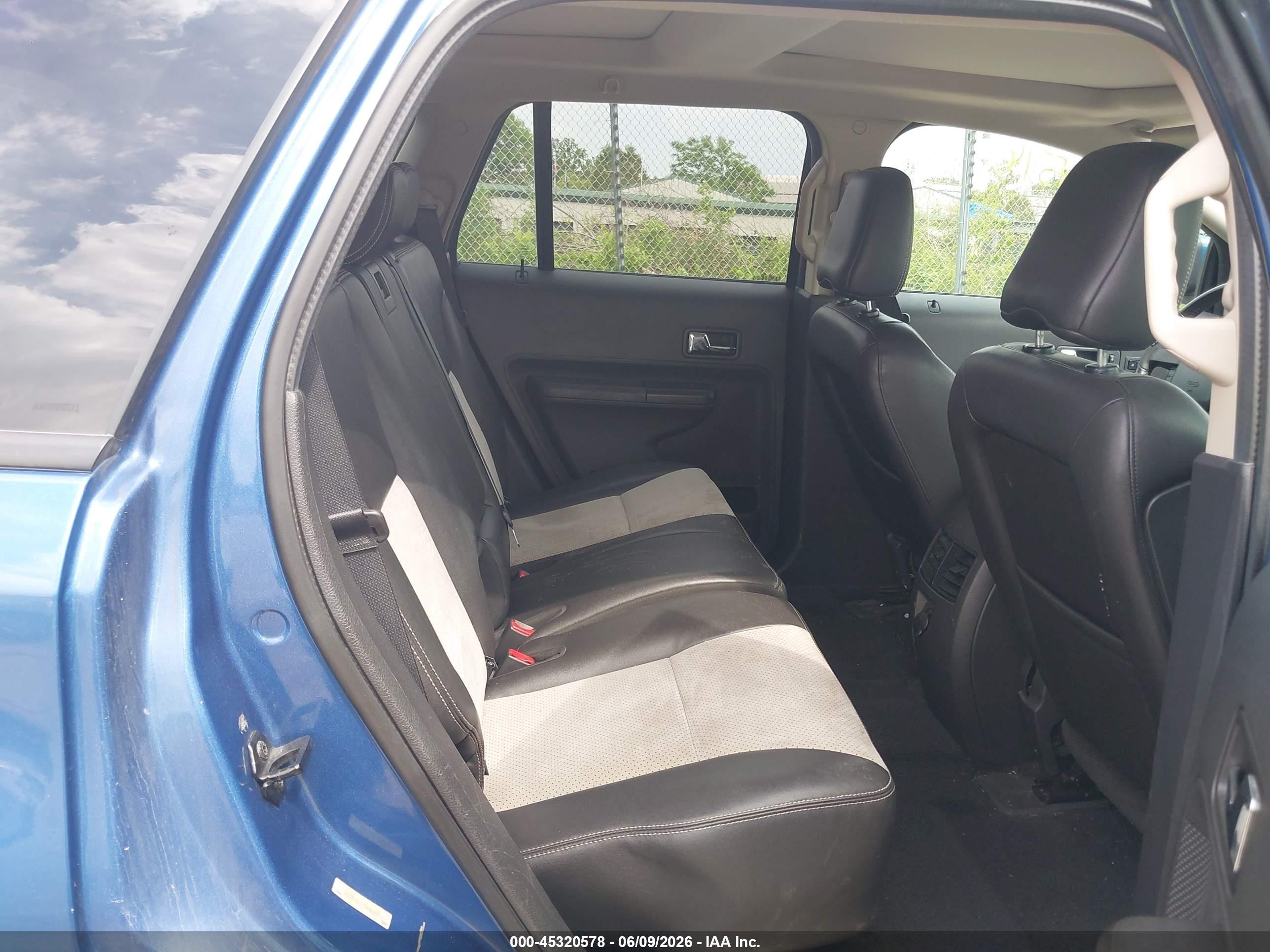2010 Ford Edge Sport Синий vin: 2FMDK4AC0ABB00560