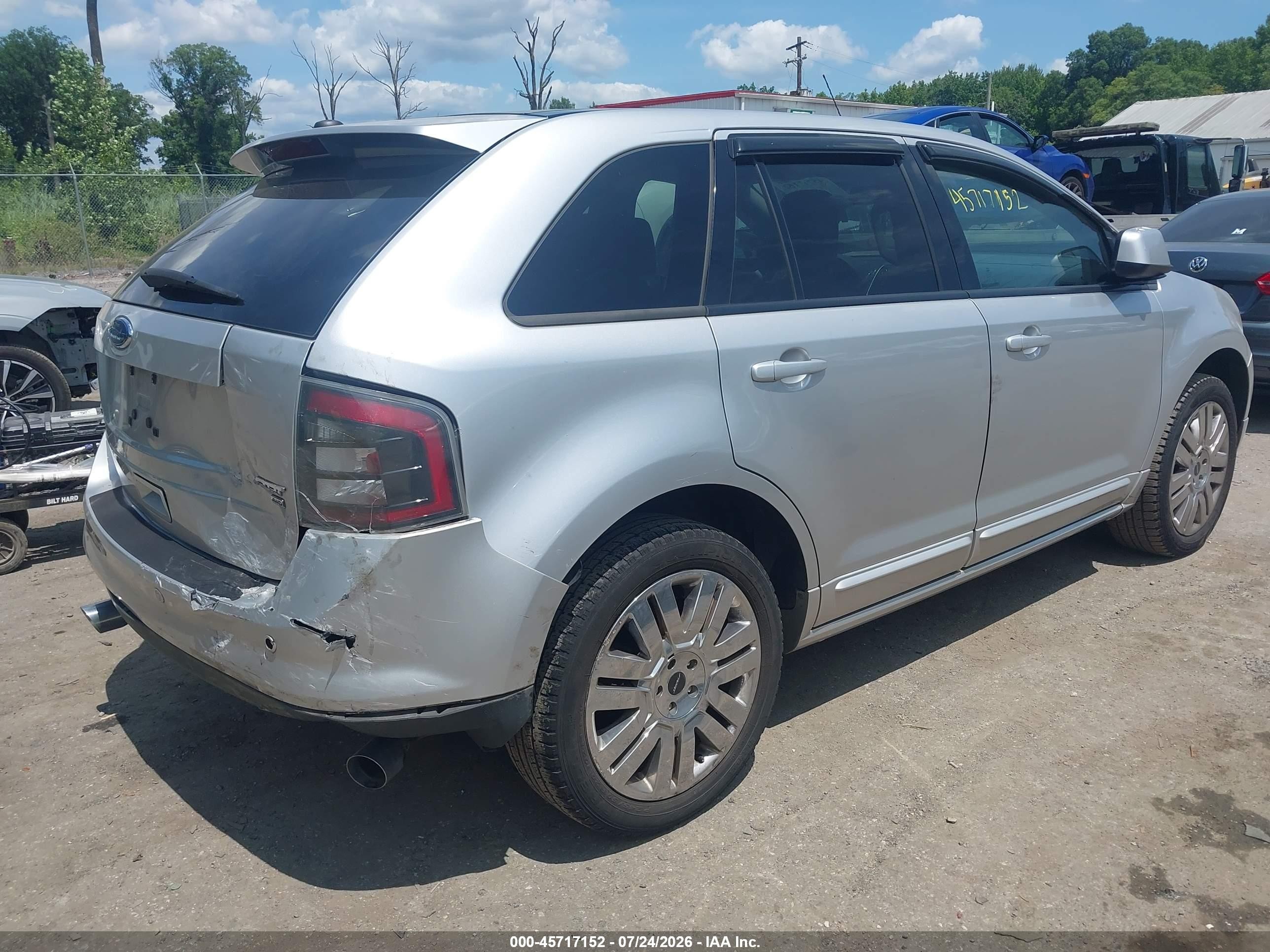 2010 Ford Edge Sport Silver vin: 2FMDK4AC1ABA88161