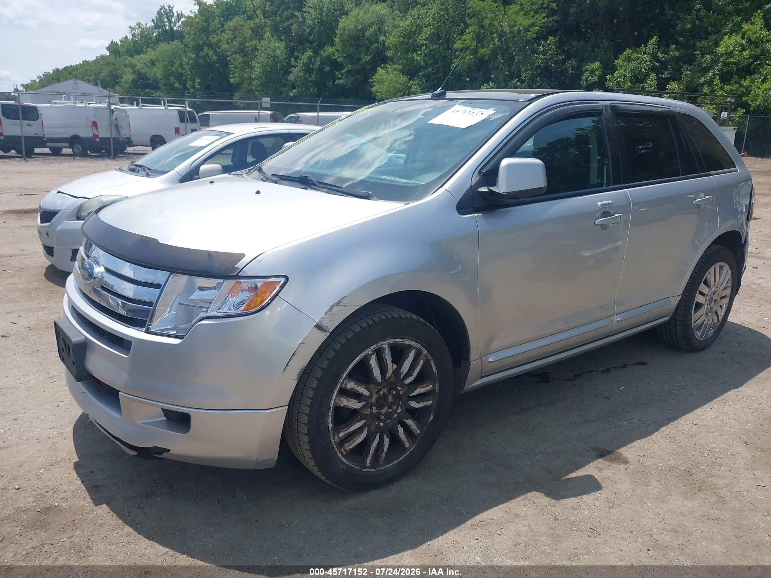 2010 Ford Edge Sport Silver vin: 2FMDK4AC1ABA88161