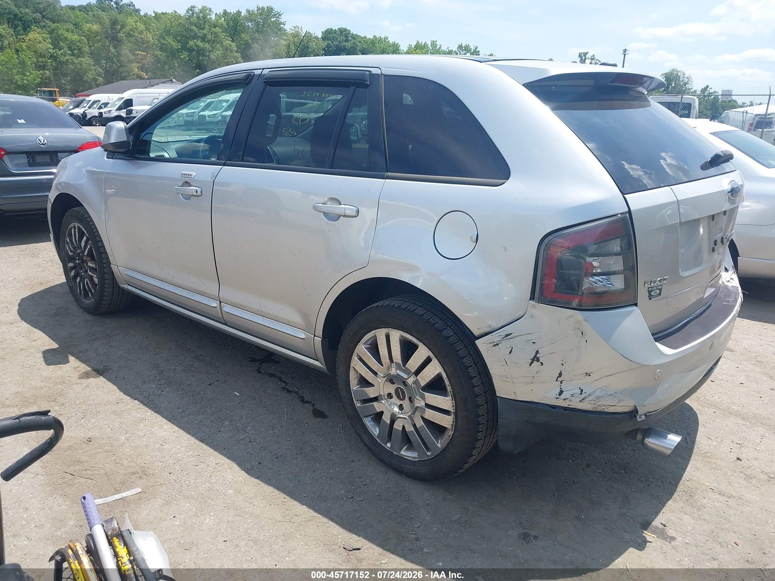 2010 Ford Edge Sport Silver vin: 2FMDK4AC1ABA88161