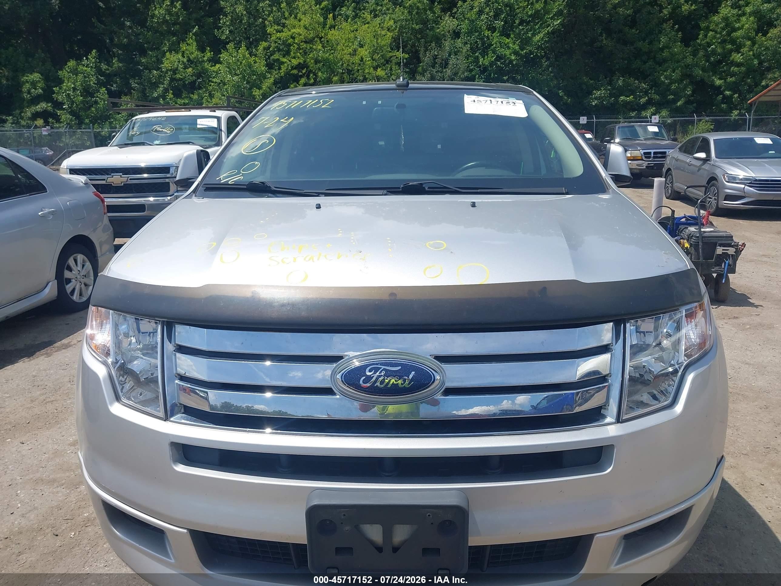 2010 Ford Edge Sport Silver vin: 2FMDK4AC1ABA88161