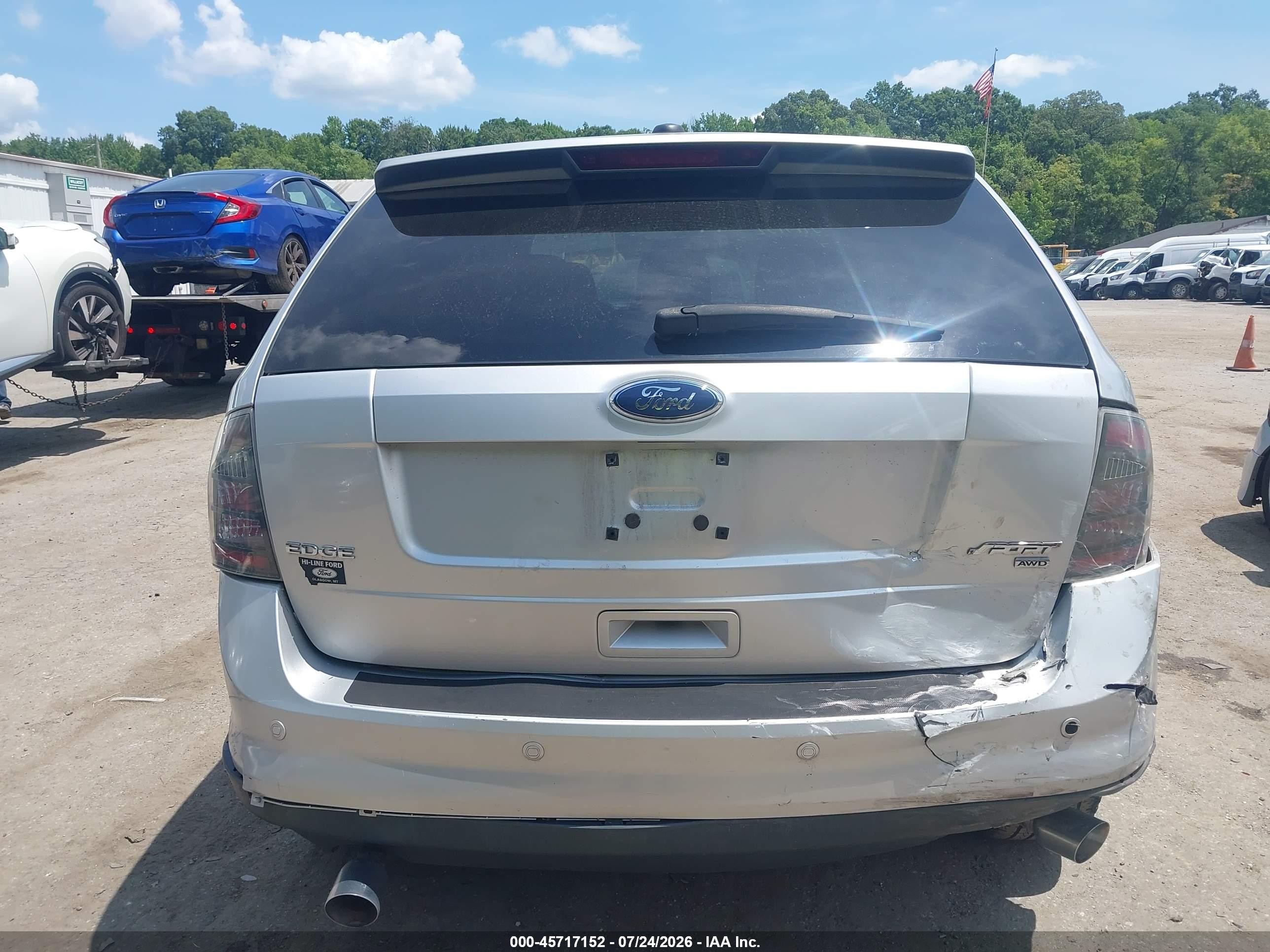 2010 Ford Edge Sport Silver vin: 2FMDK4AC1ABA88161