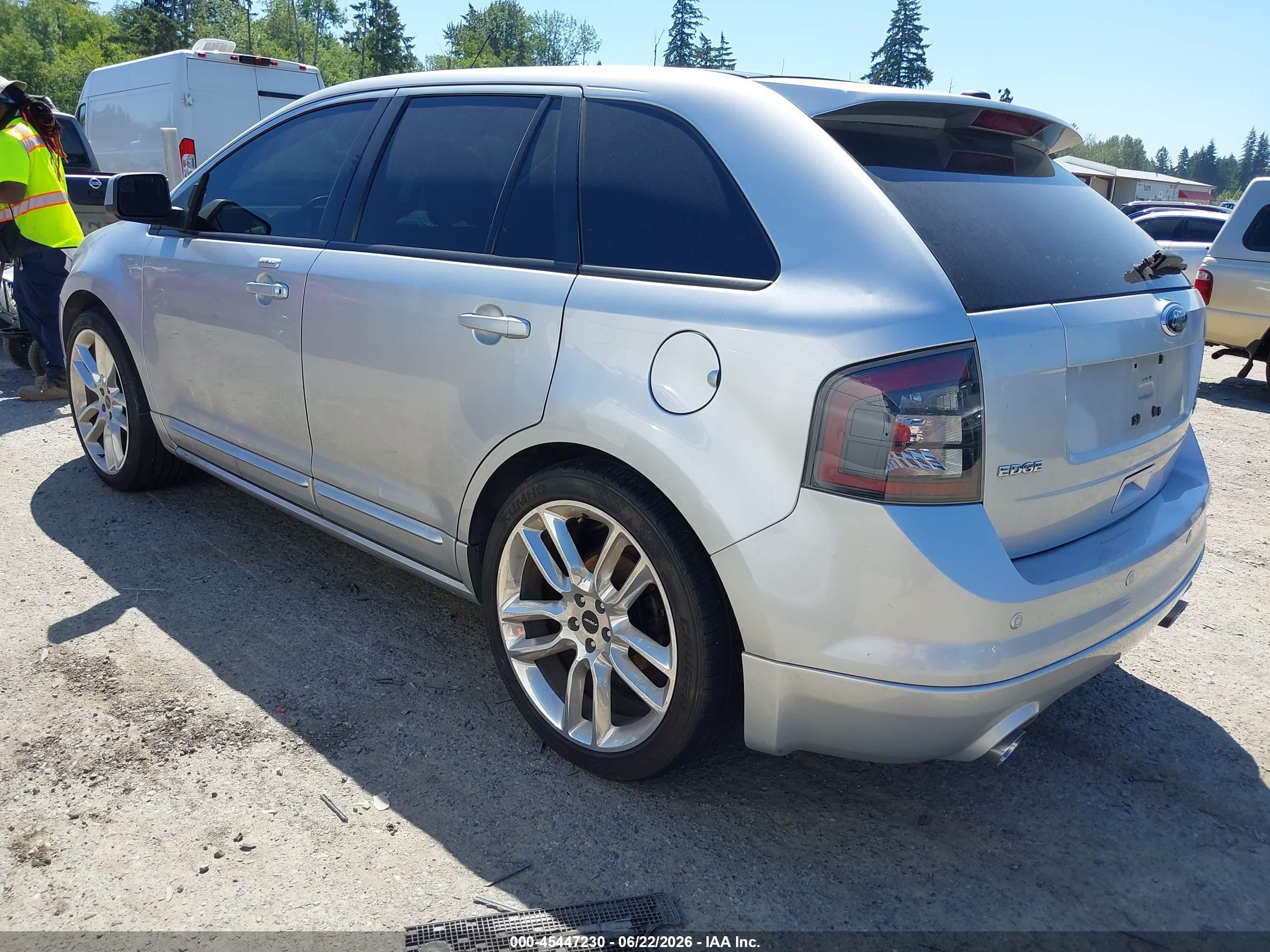 2010 Ford Edge Sport Silver vin: 2FMDK4AC3ABA39933