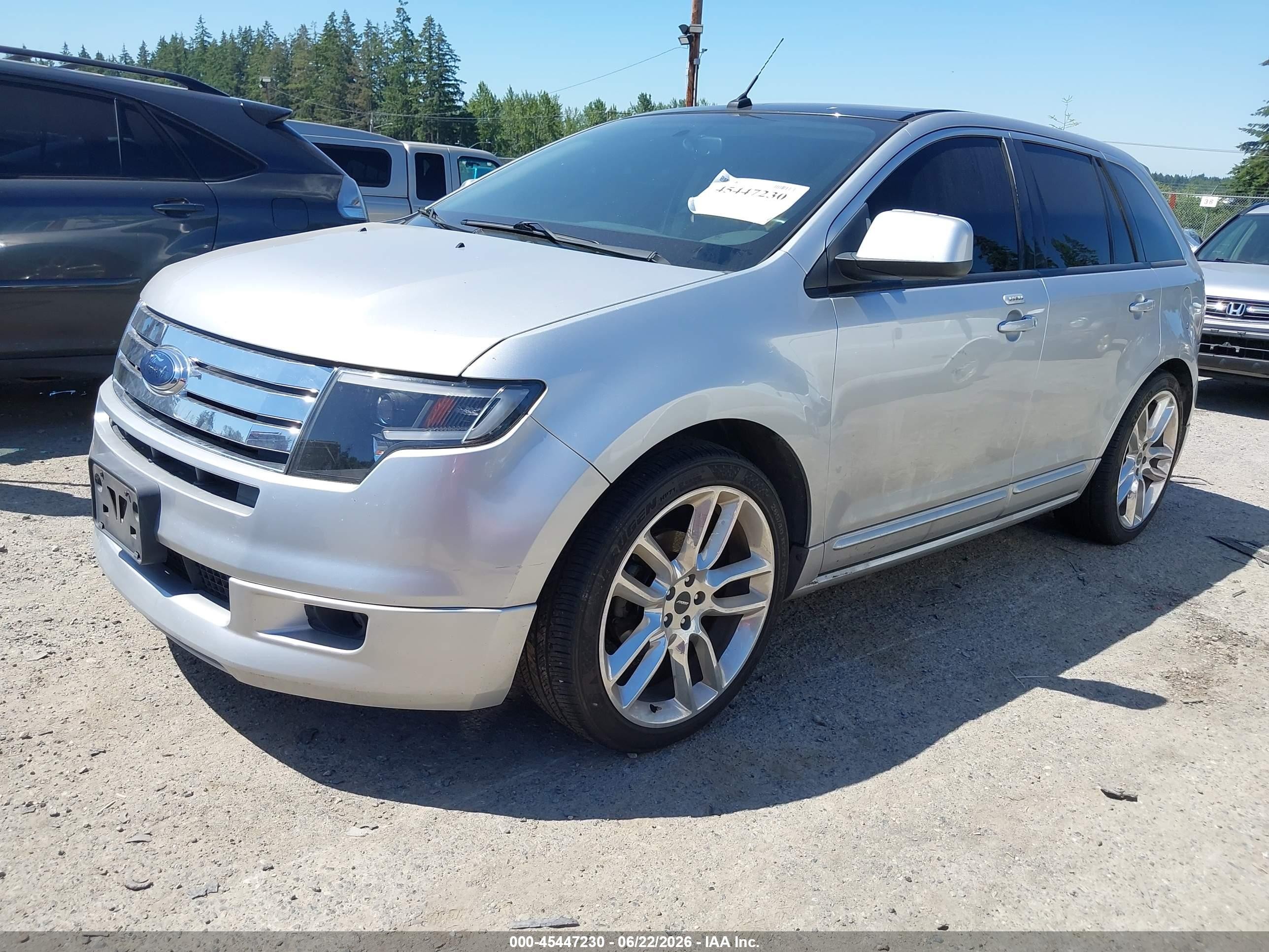 2010 Ford Edge Sport Silver vin: 2FMDK4AC3ABA39933