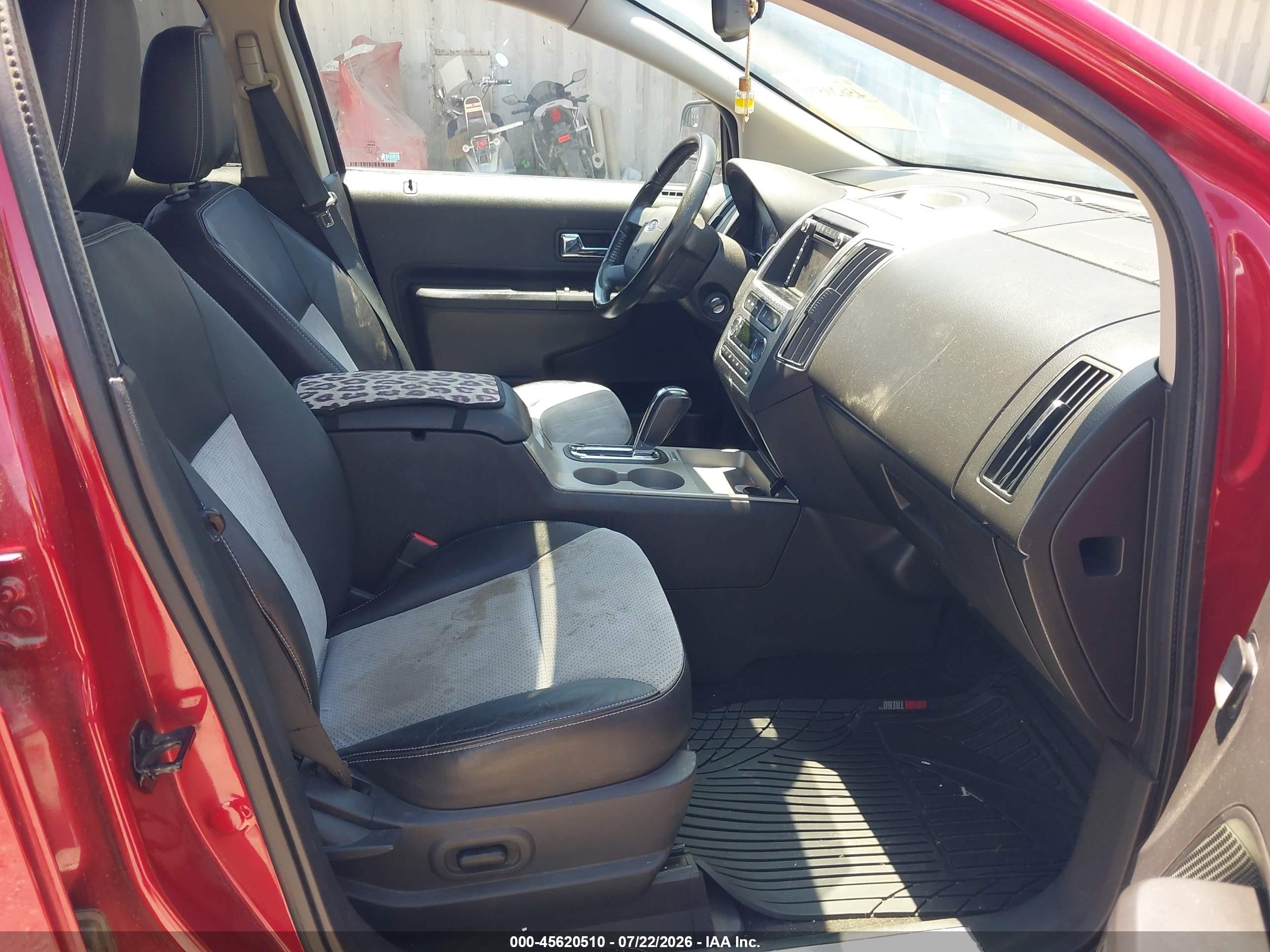 2010 Ford Edge Sport Red vin: 2FMDK4AC4ABA65098
