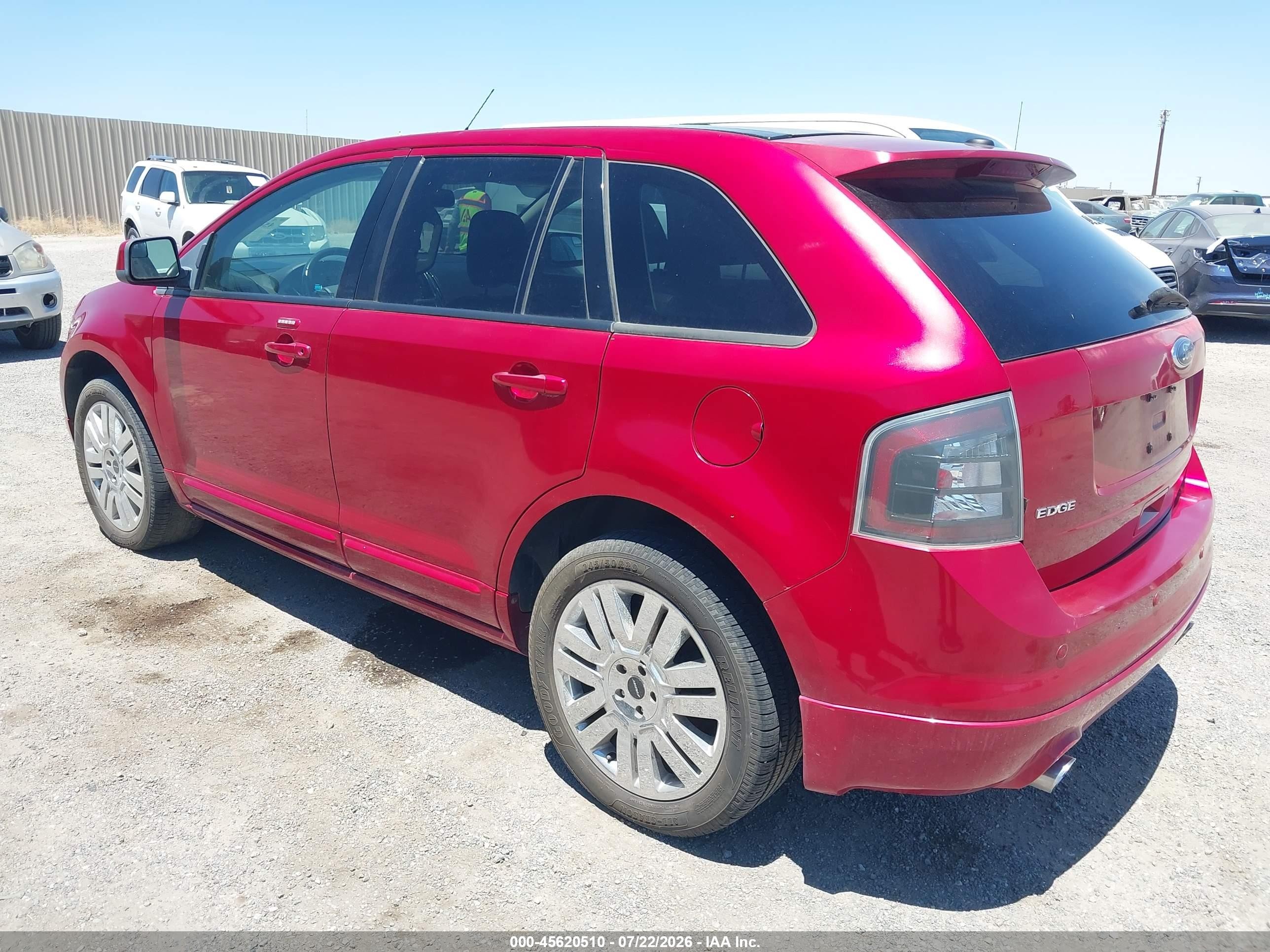 2010 Ford Edge Sport Red vin: 2FMDK4AC4ABA65098