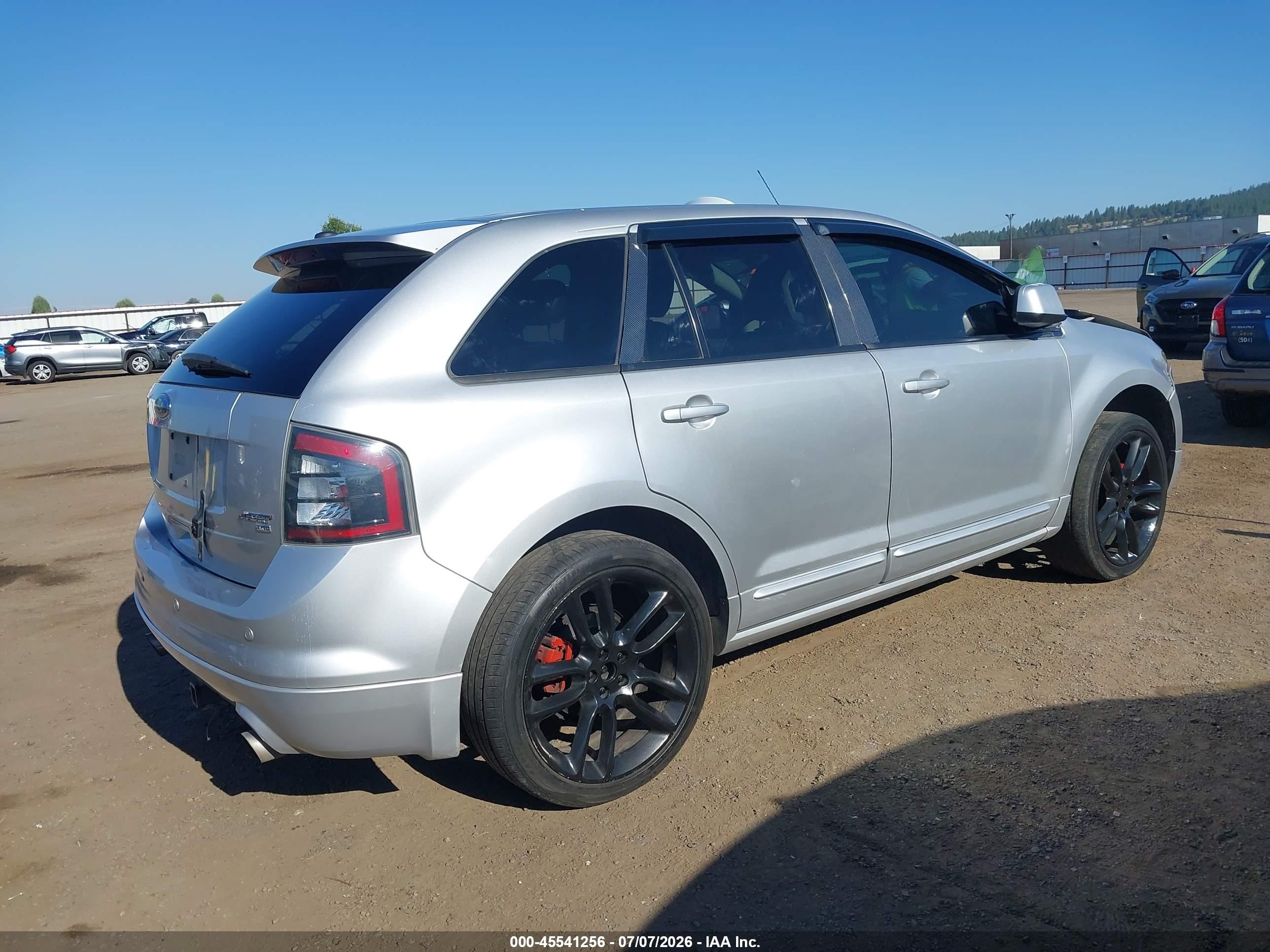 2010 Ford Edge Sport Silver vin: 2FMDK4AC8ABA00108