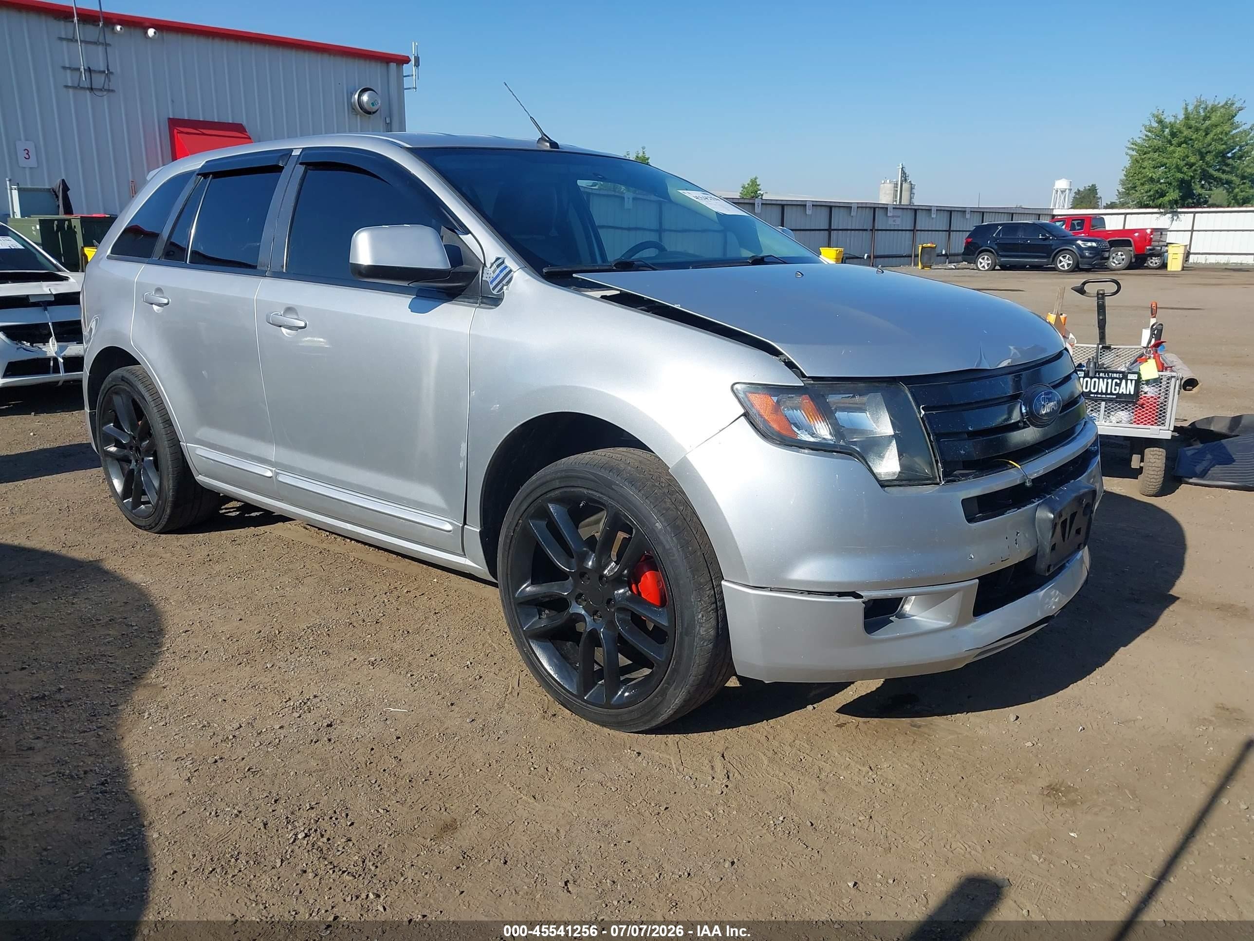 2010 Ford Edge Sport Silver vin: 2FMDK4AC8ABA00108