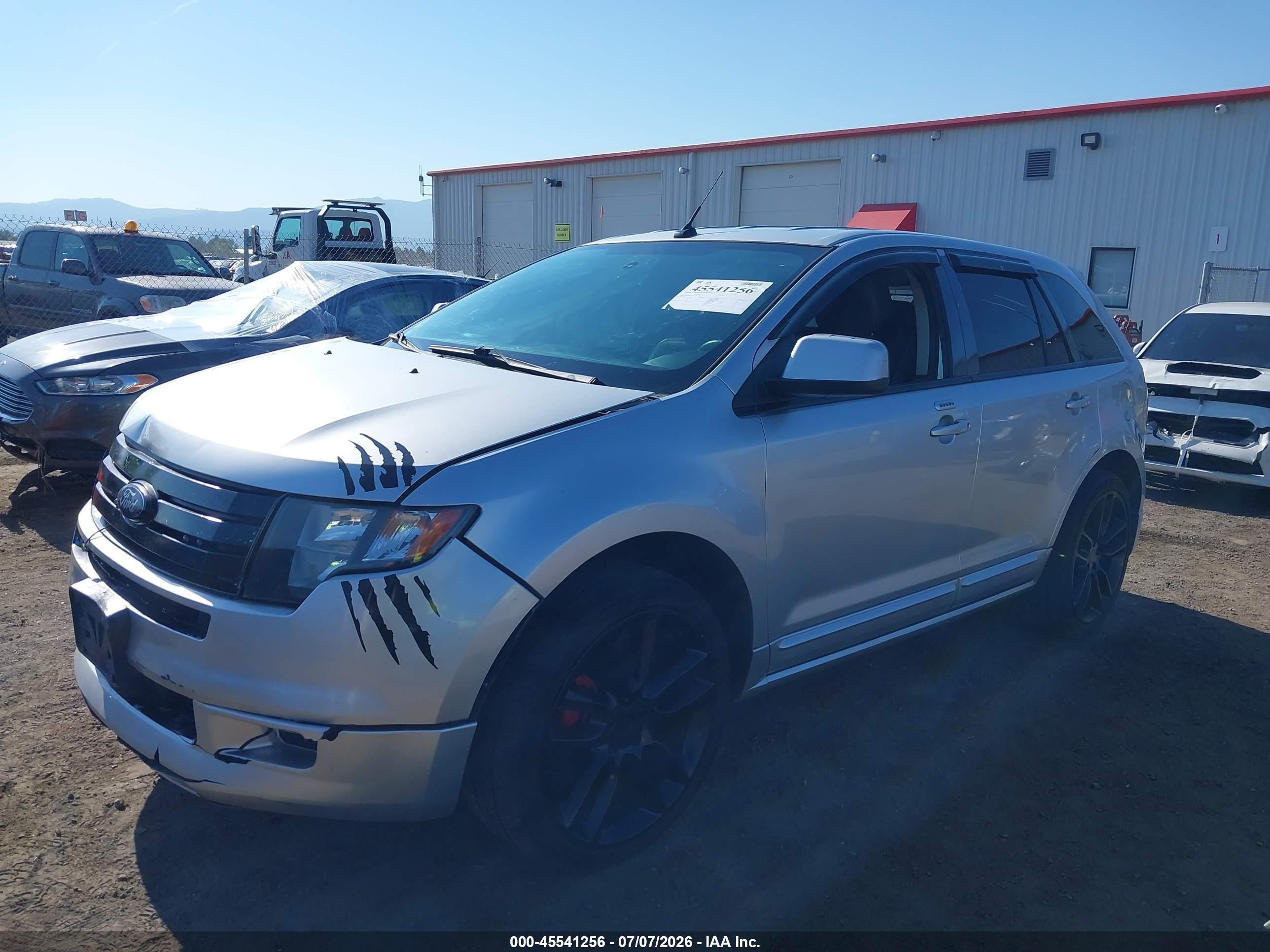 2010 Ford Edge Sport Silver vin: 2FMDK4AC8ABA00108