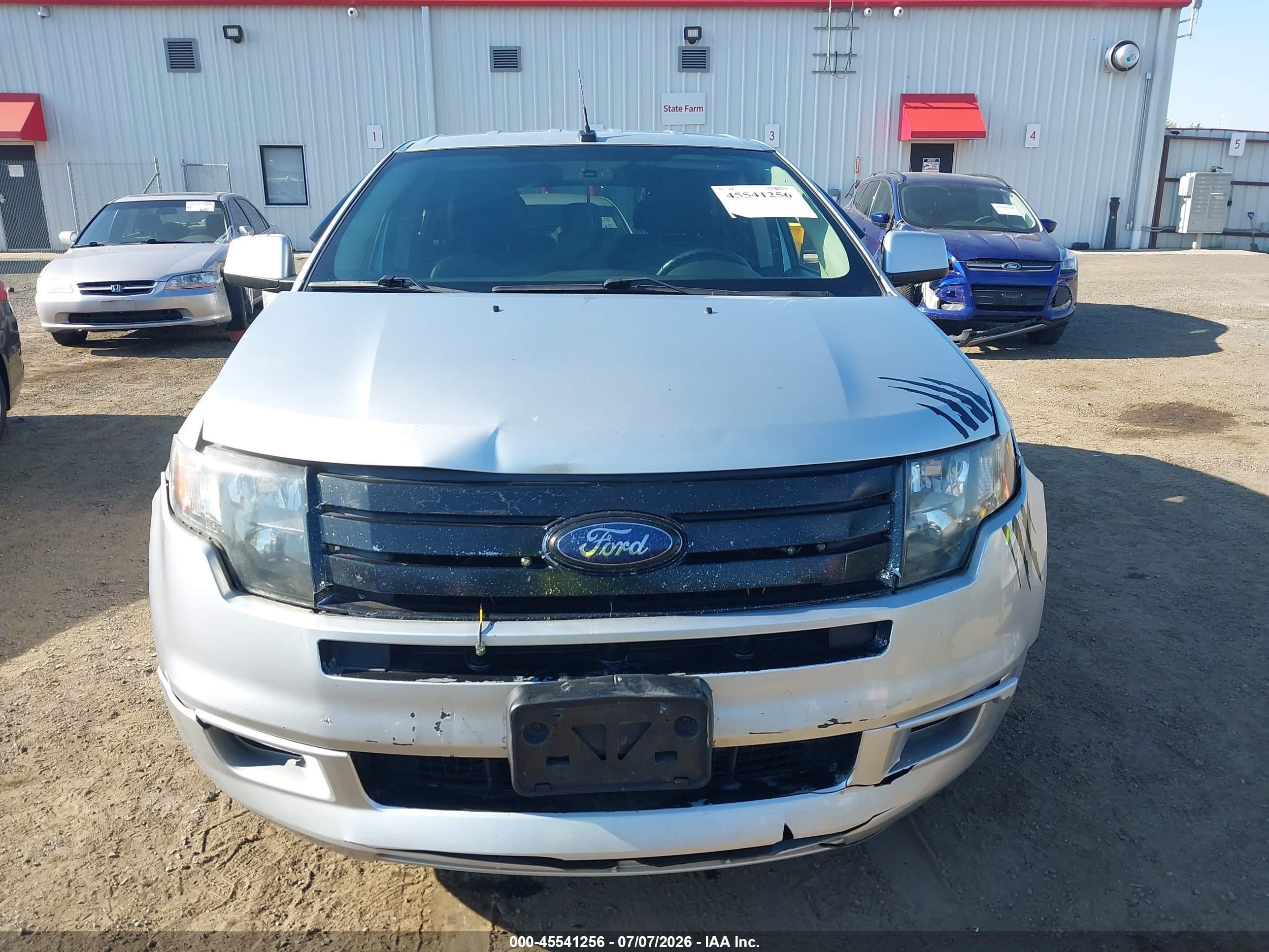 2010 Ford Edge Sport Silver vin: 2FMDK4AC8ABA00108